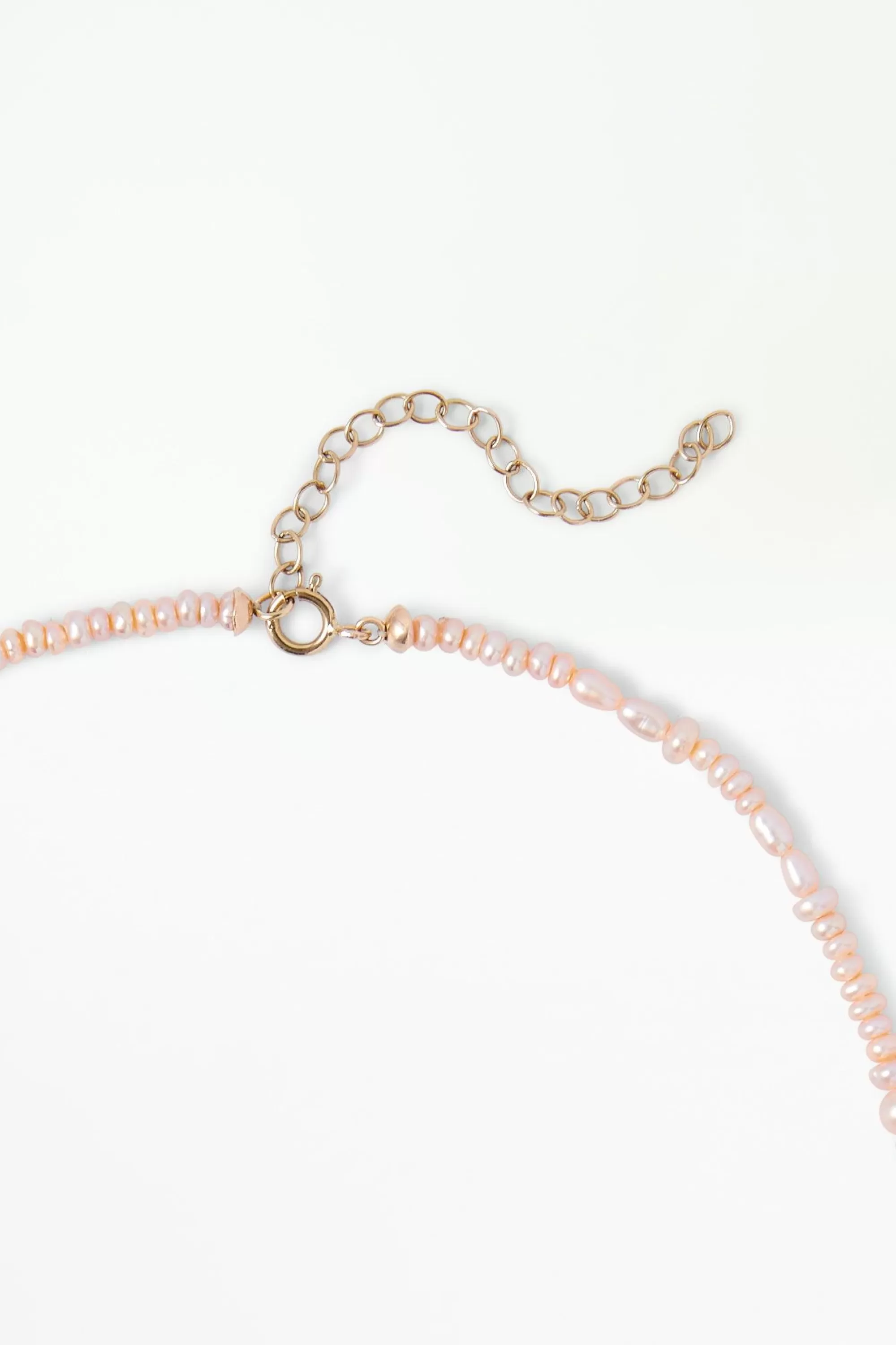 Clearance Blush Pearl Collage Necklace Necklaces