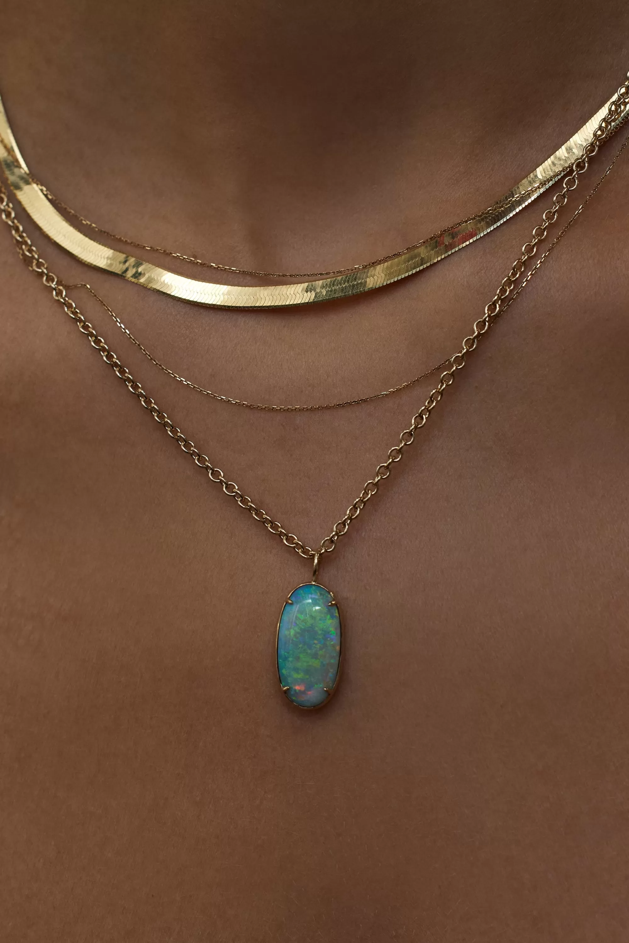 Cheap Borealis Opal Pendant No. 11 Necklaces