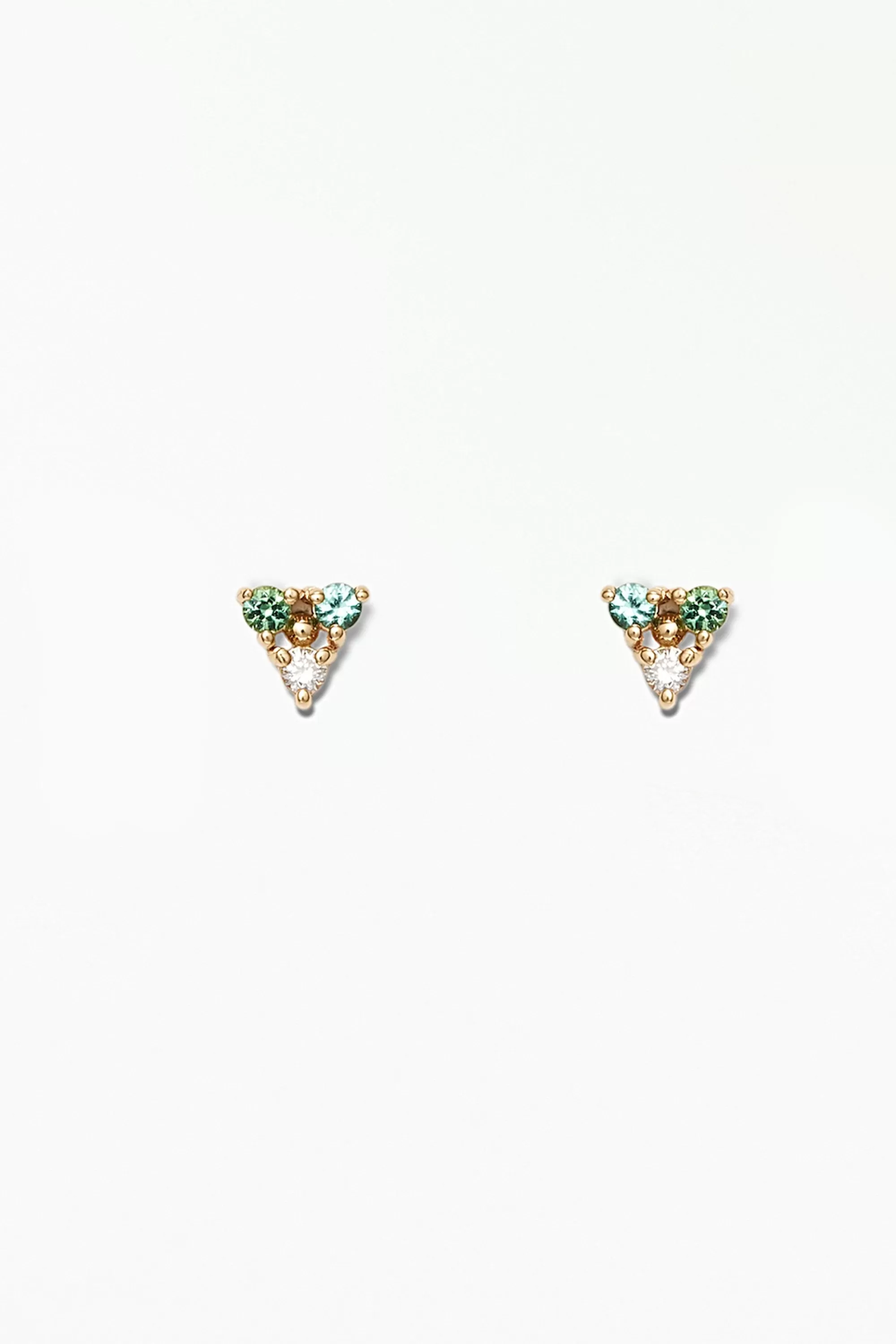 Online Botany Tri-Stone Earring - Single Earrings