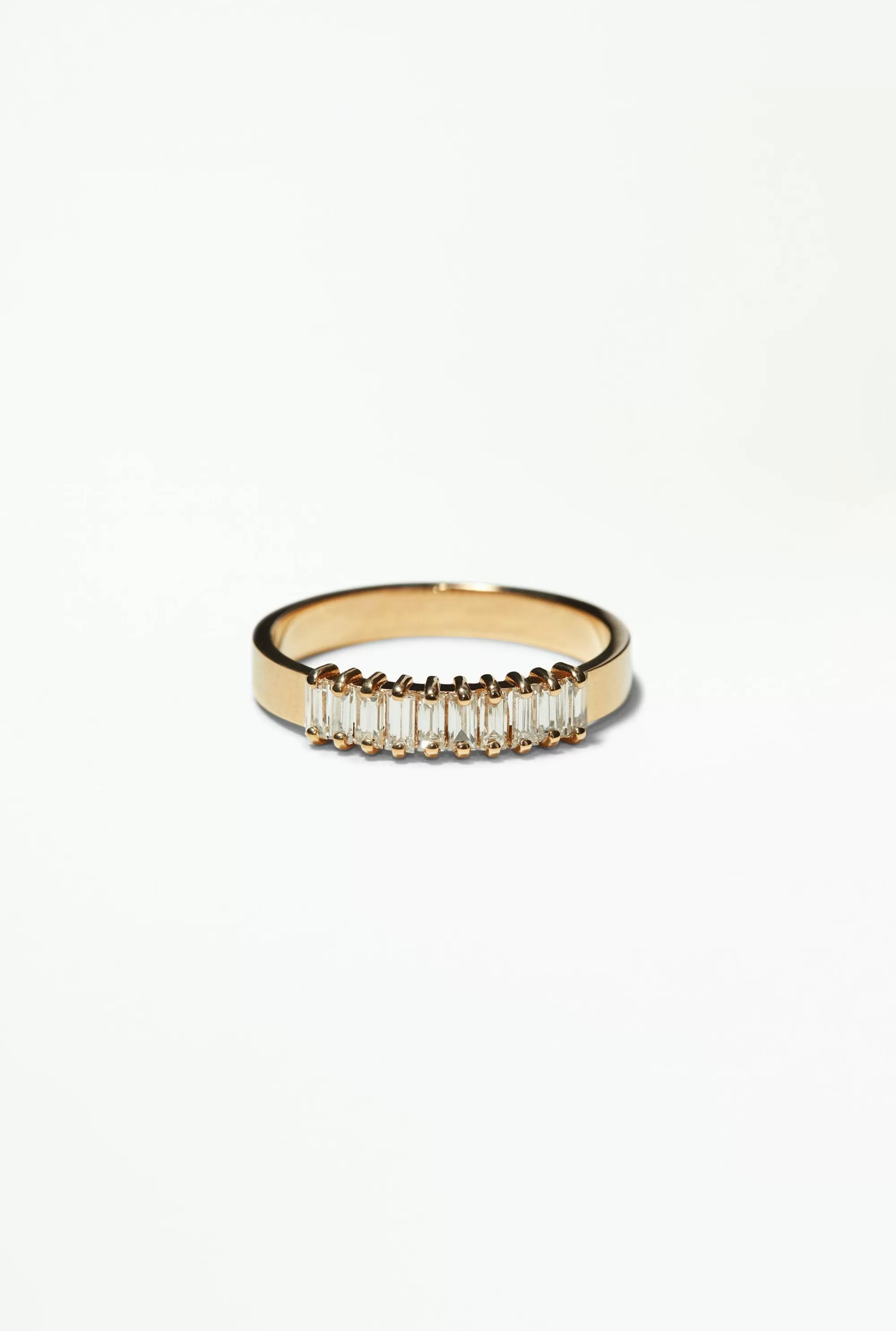 Flash Sale Diamond Baguette Band Rings