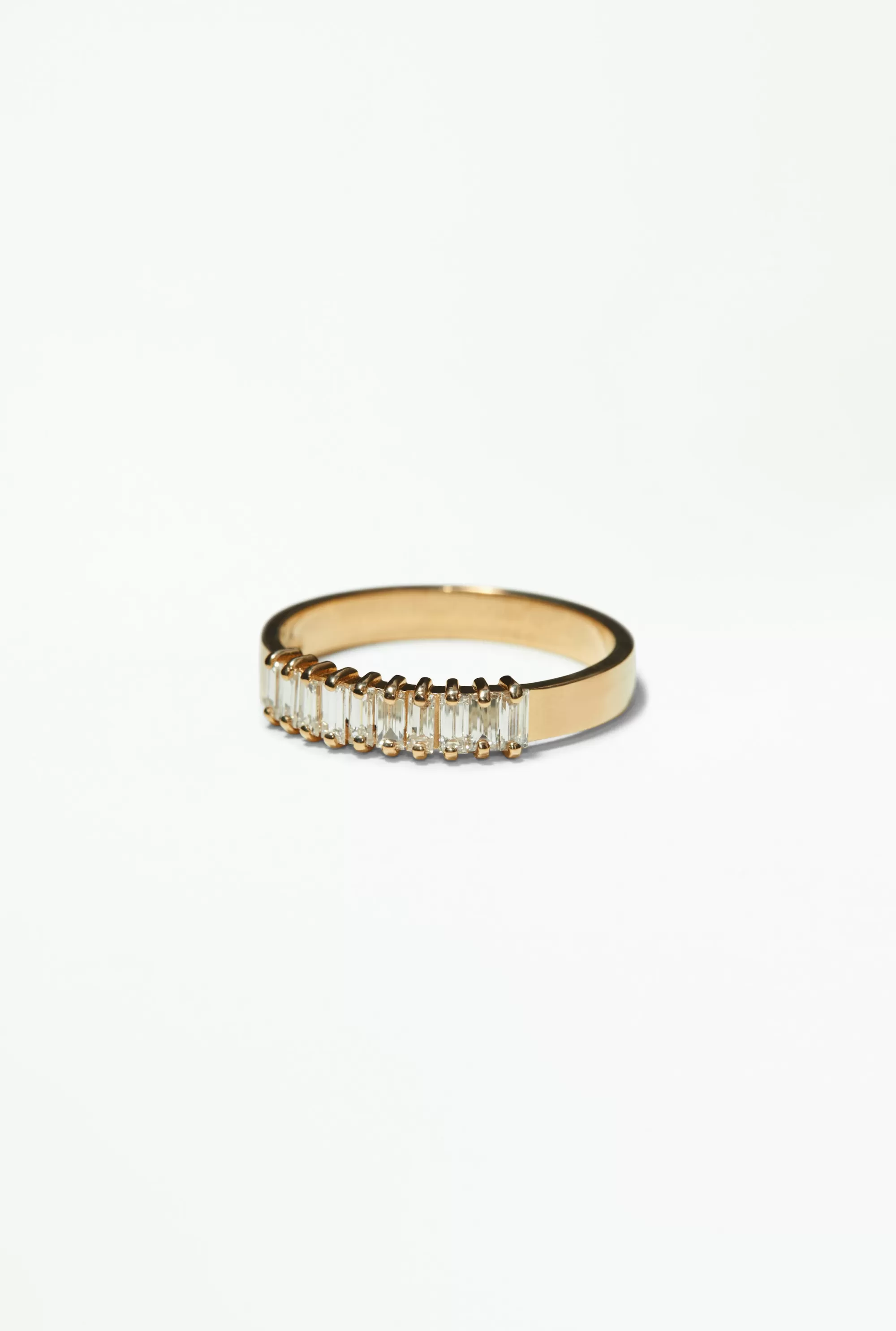 Flash Sale Diamond Baguette Band Rings