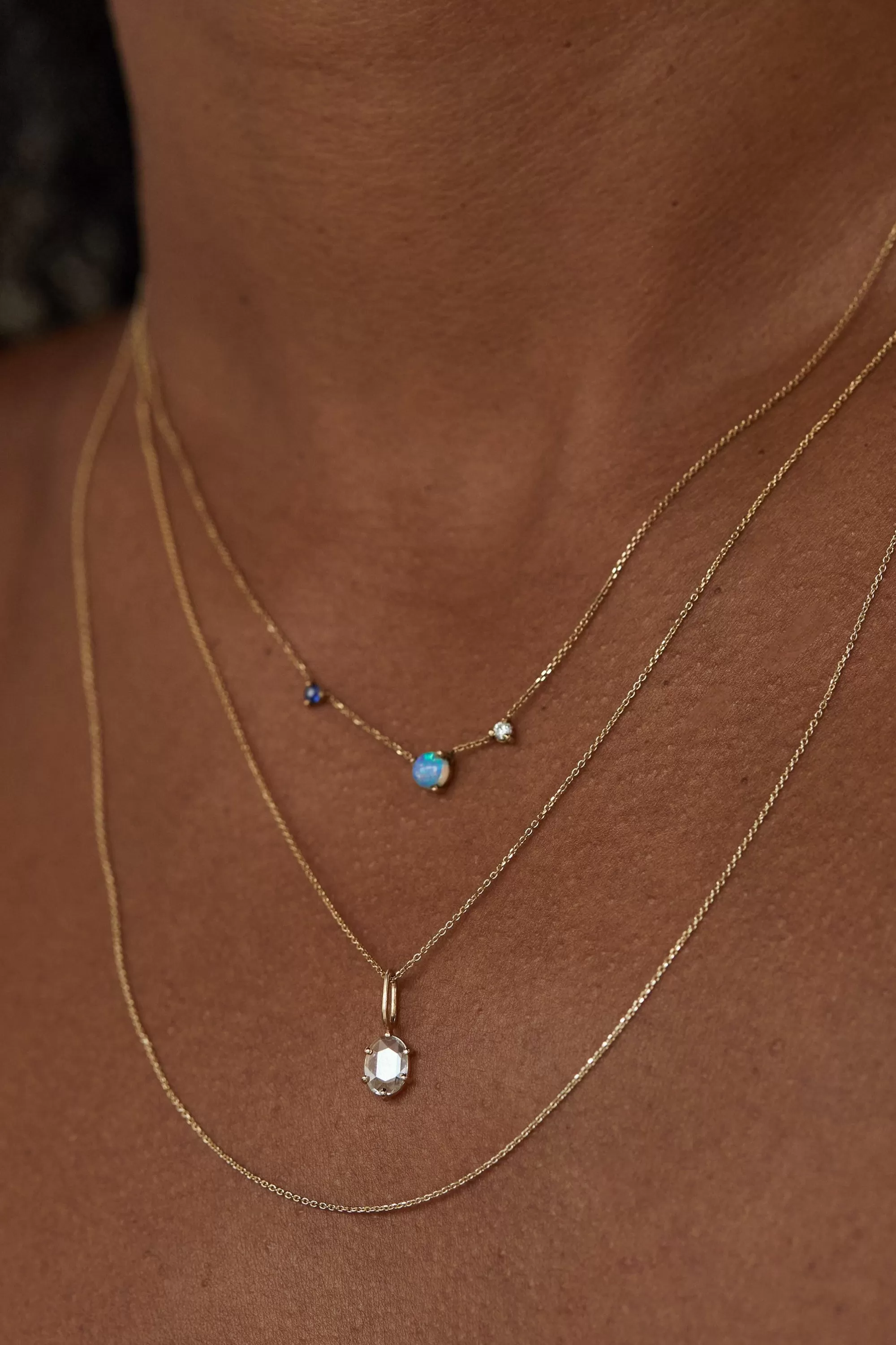 Best Sale Diamond Slice Charm No. 2 Necklaces