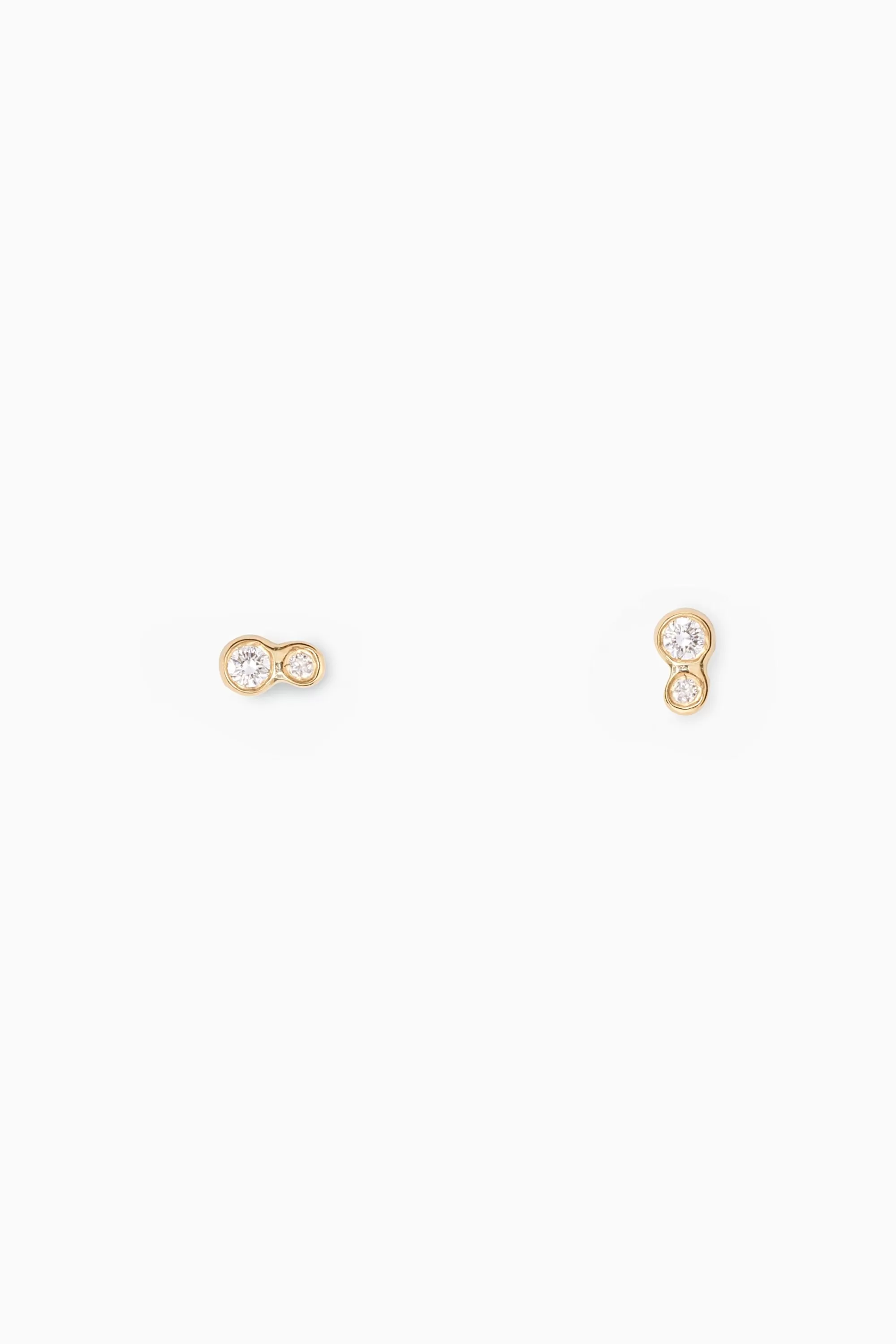 Clearance Double Nugget Earring - Single Earrings