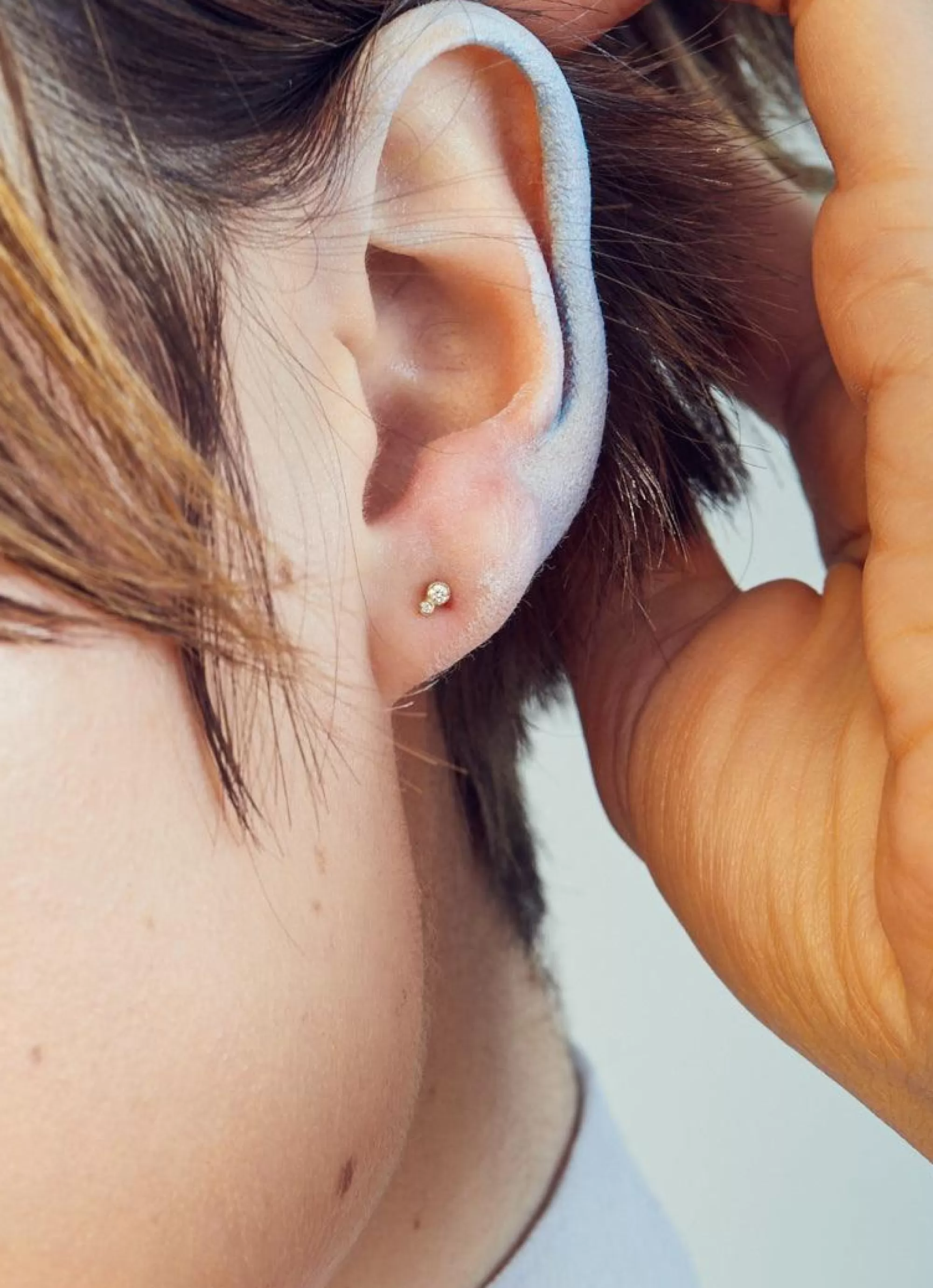 Clearance Double Nugget Earring - Single Earrings