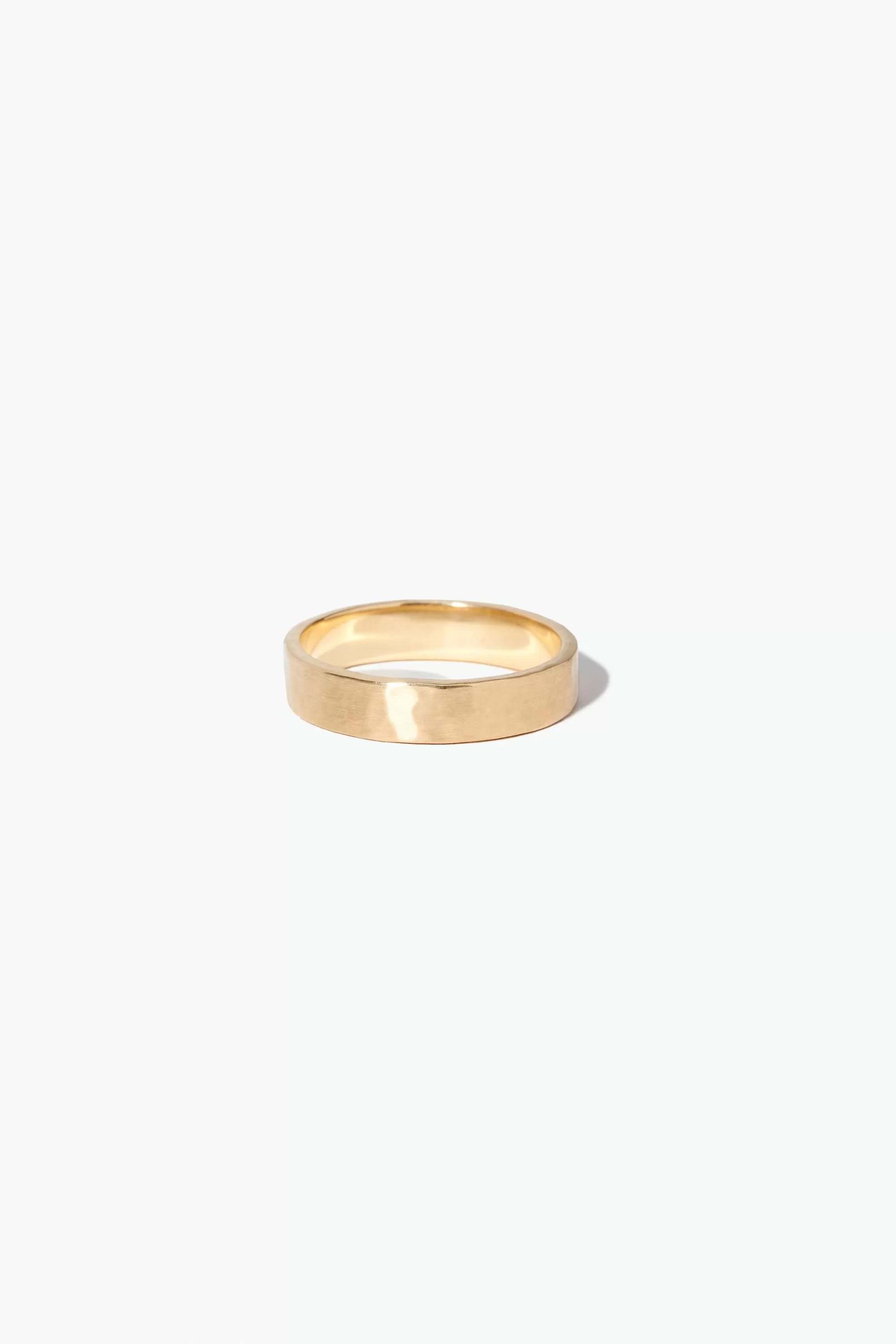 Fashion Flat Wedding Band, 4Mm Rings