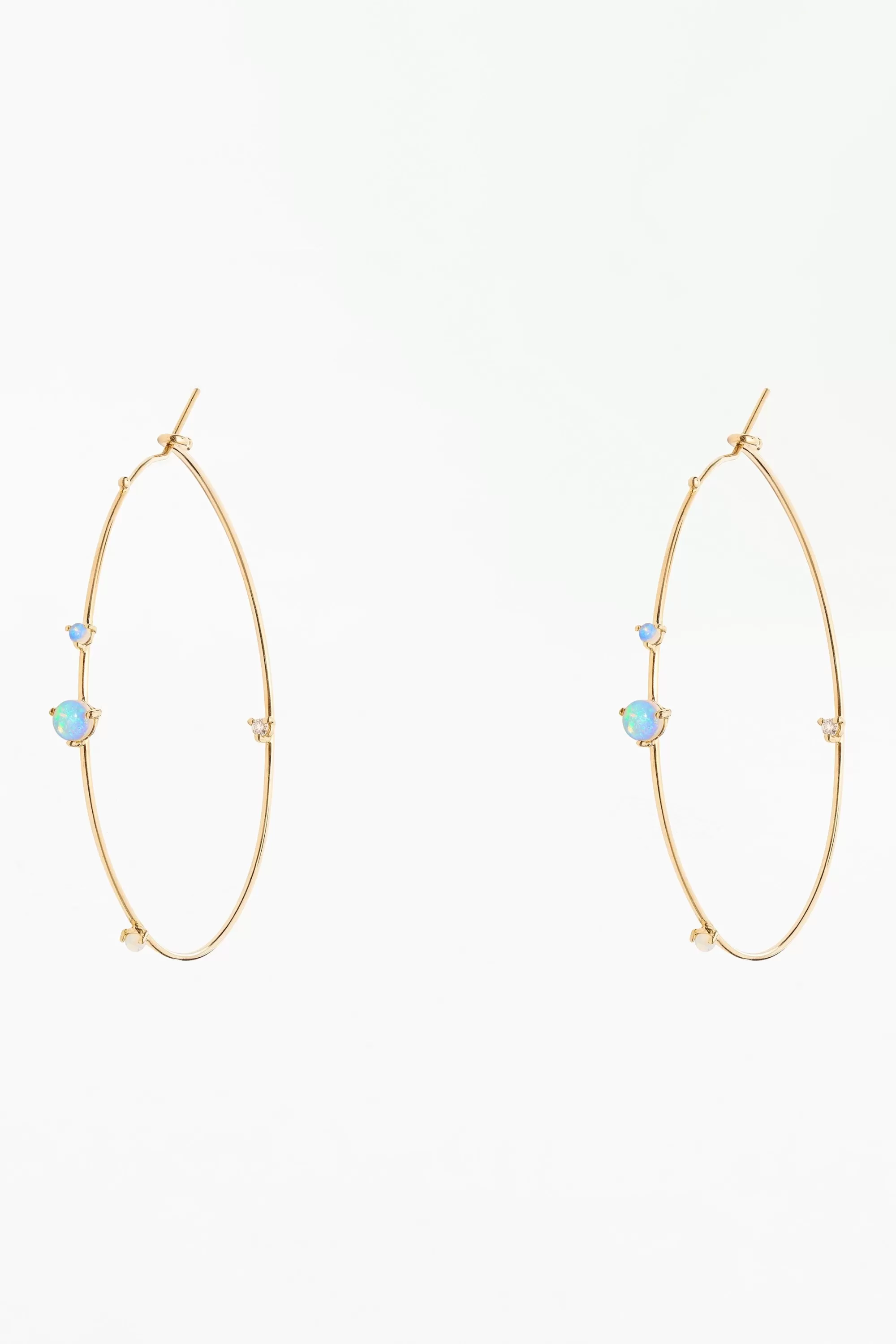 Flash Sale Four-Step Hoops - Pair Earrings