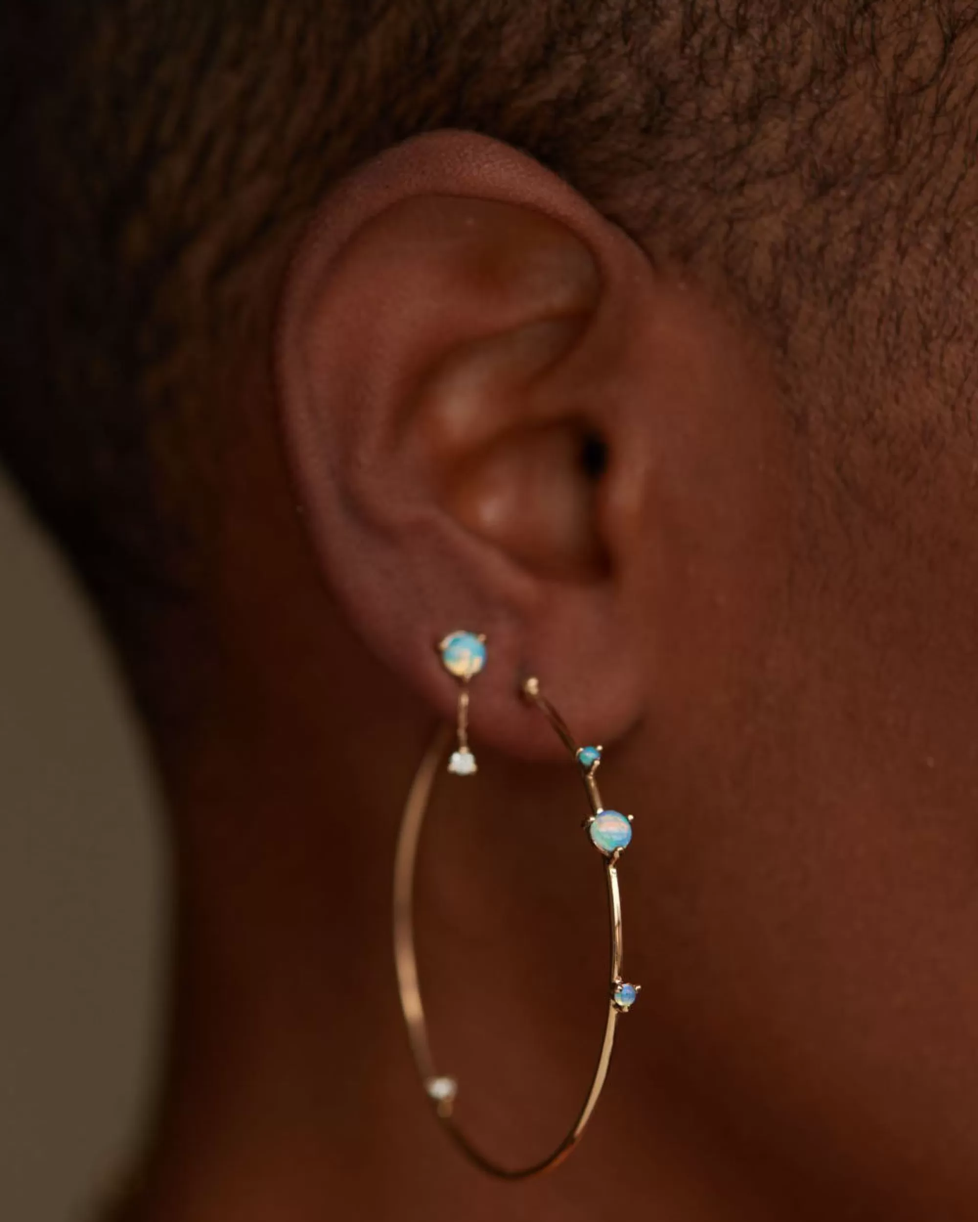Flash Sale Four-Step Hoops - Pair Earrings
