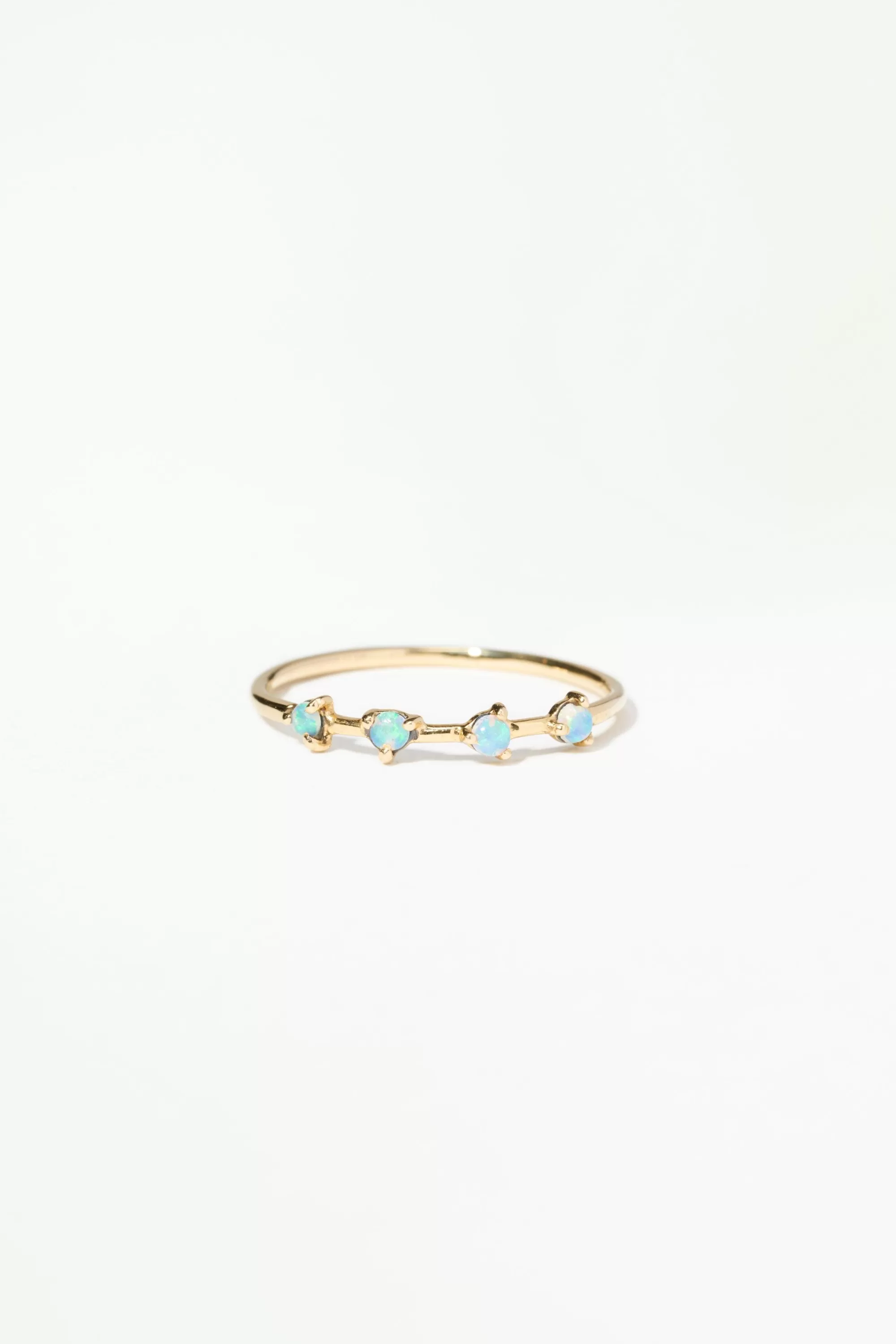 Fashion Four-Step Ring Rings