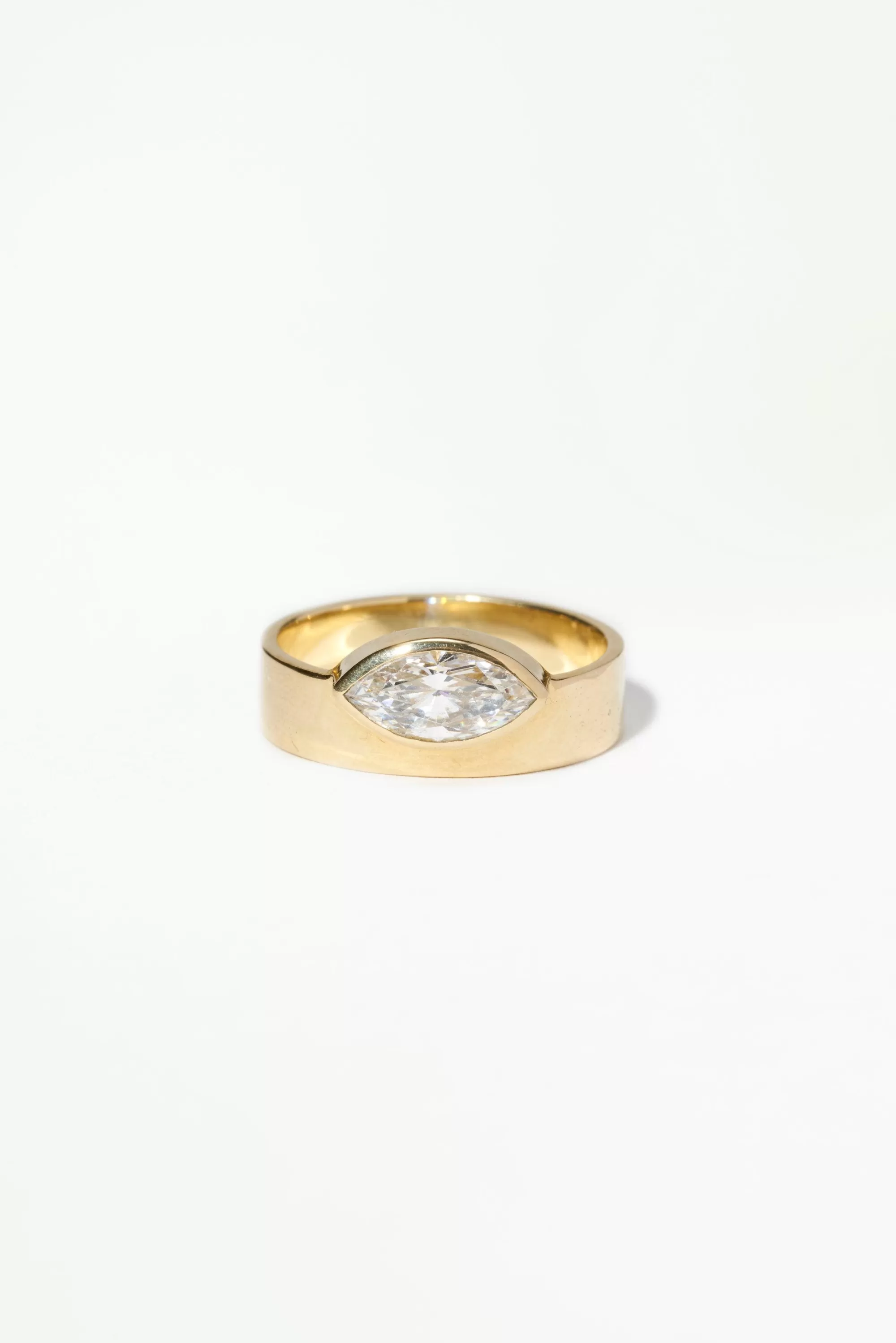 Outlet Large Marquise Cut Monolith Ring Rings