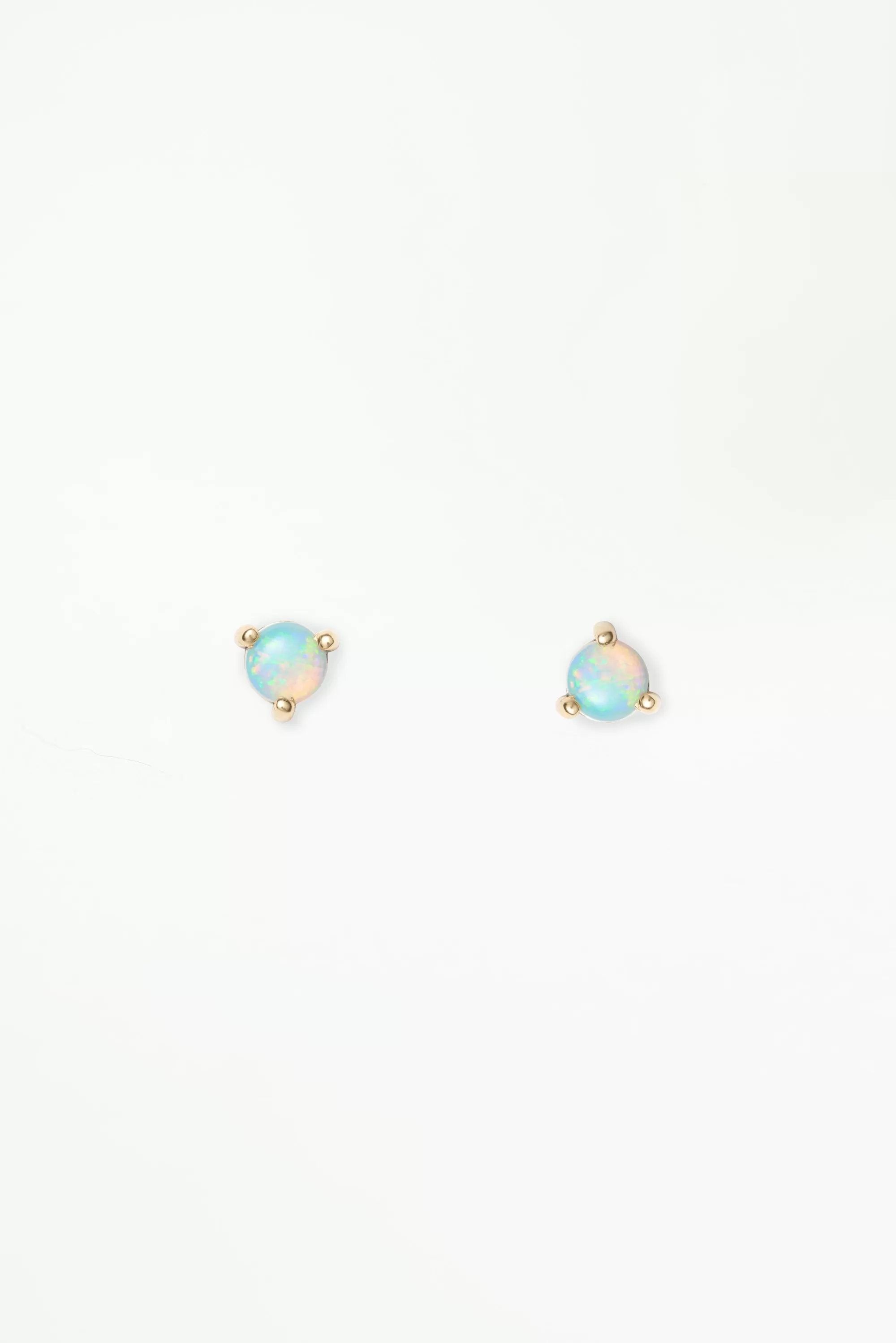 Fashion Large Opal Stud - Single Earrings