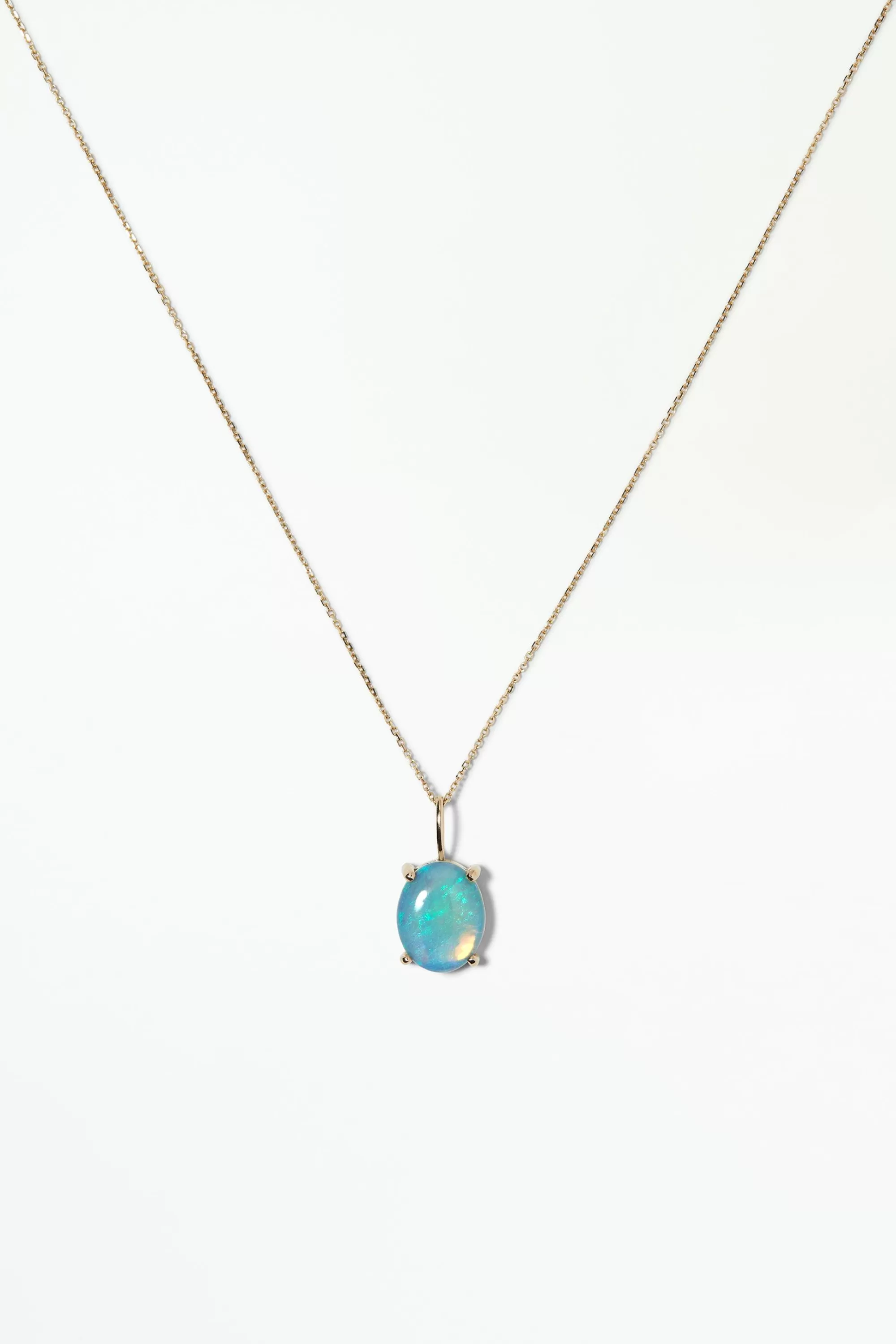 Fashion Large Oval Solo Charm Necklaces