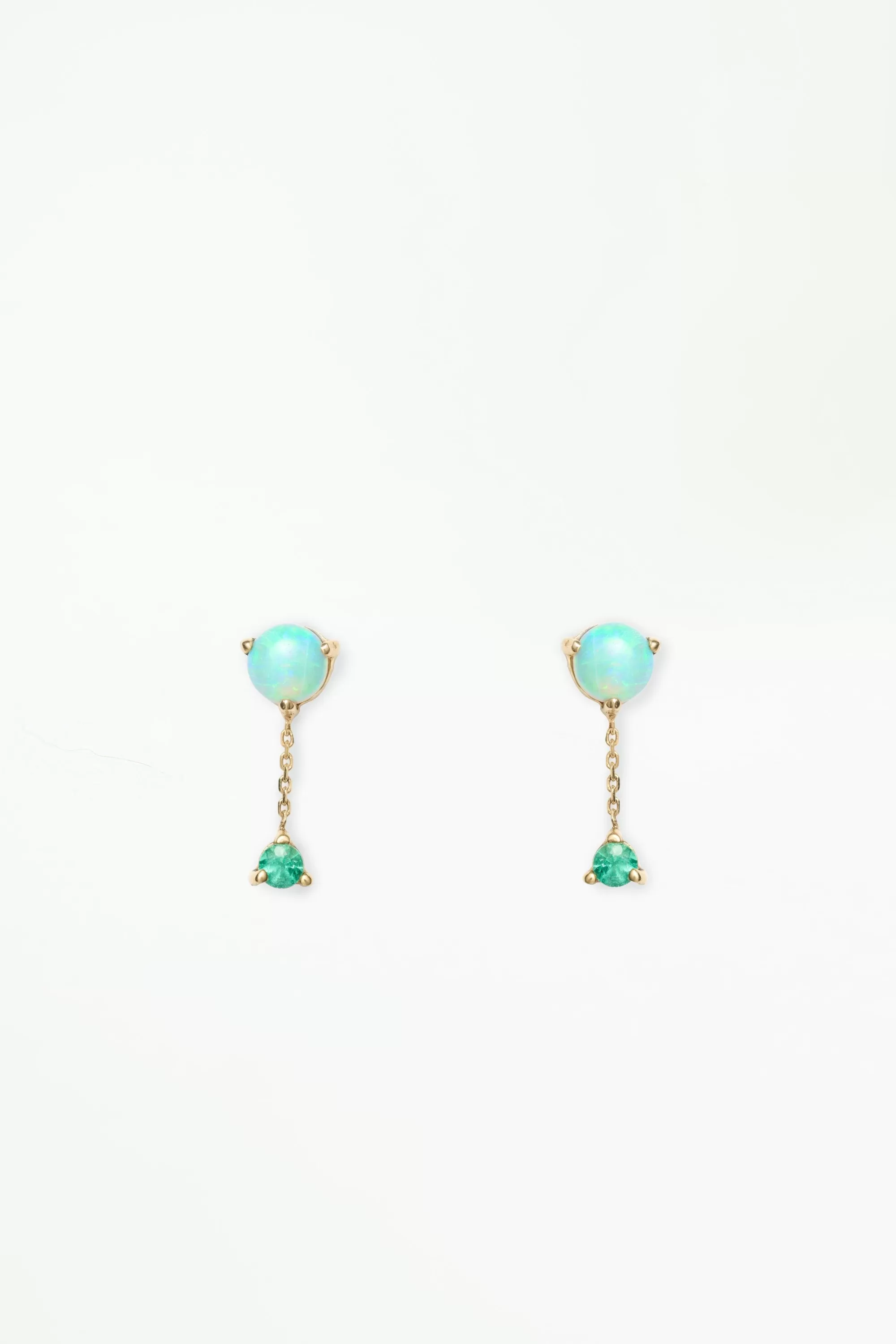 Best Large Two-Step Chain Earring - Single Earrings