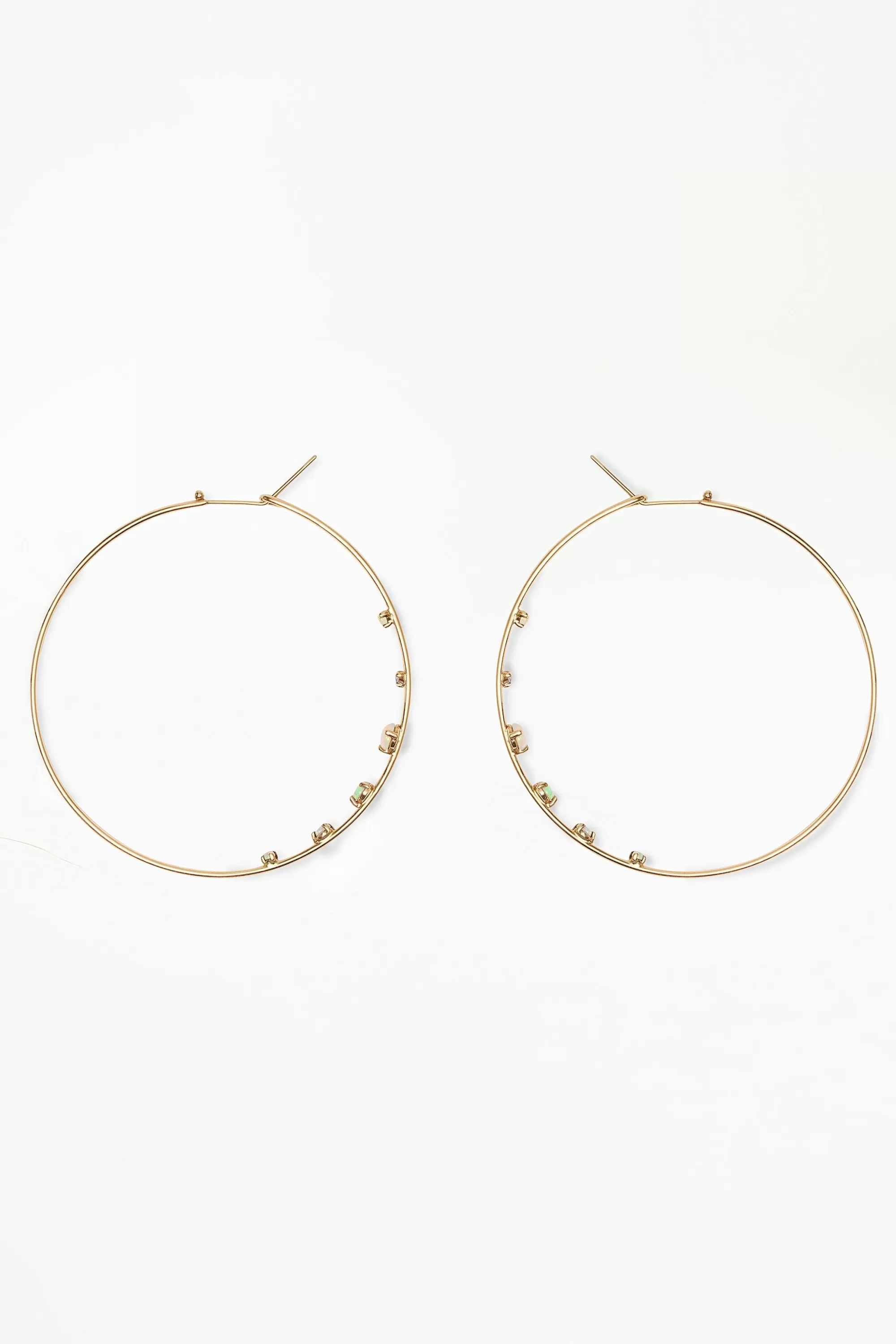 Discount Medium Counting Hoops - Pair Earrings
