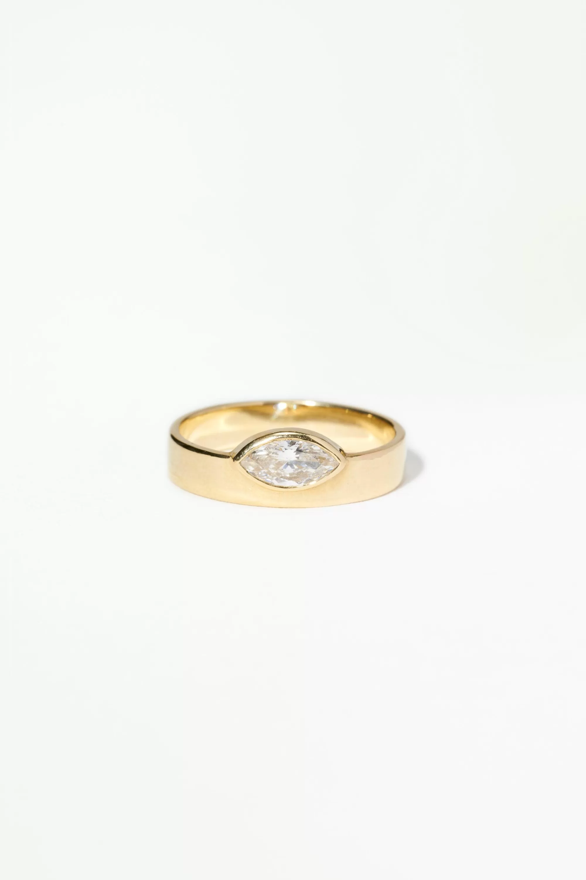 Outlet Medium Marquise Cut Monolith Ring Rings