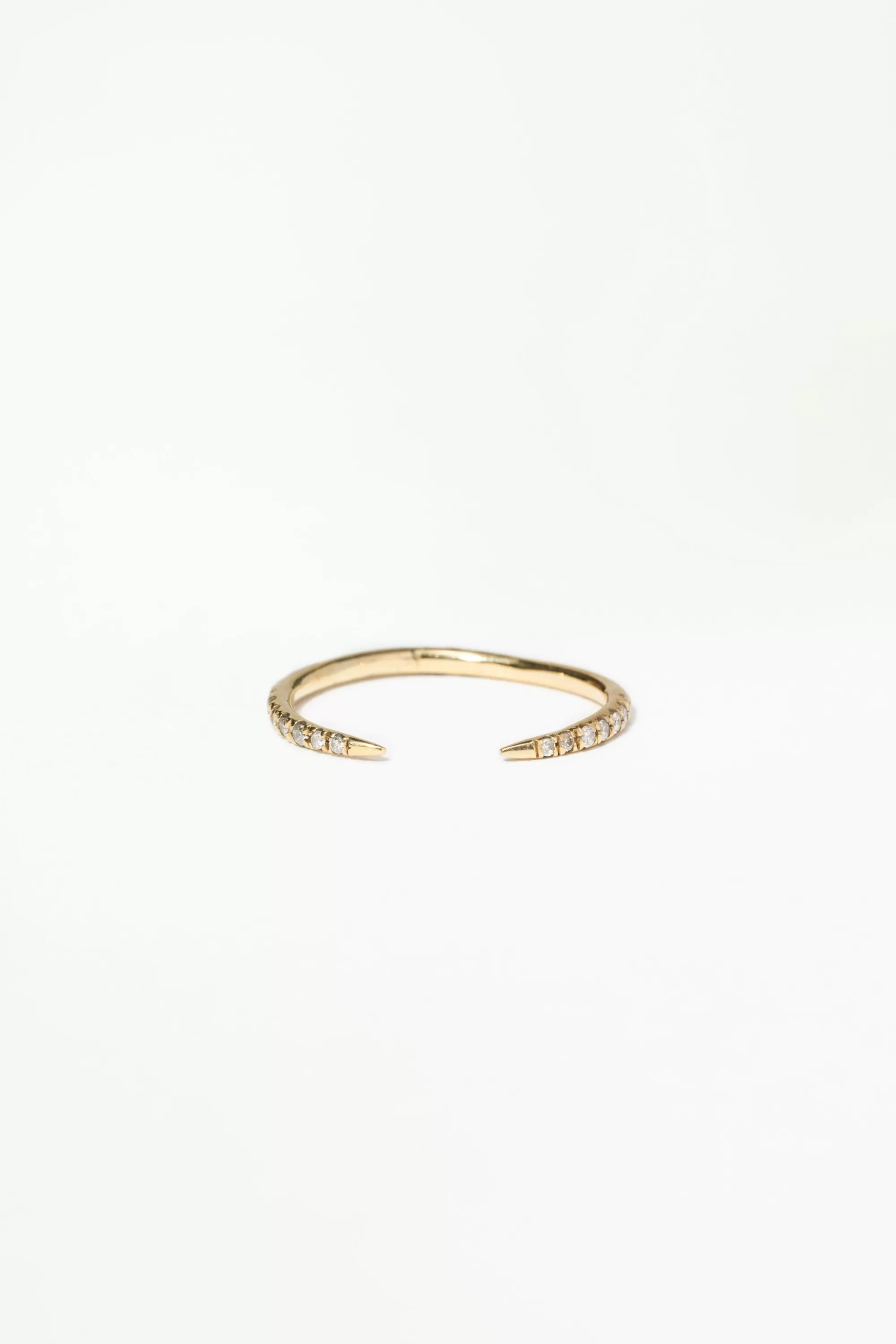 Cheap Micropave Open Slice Ring Rings