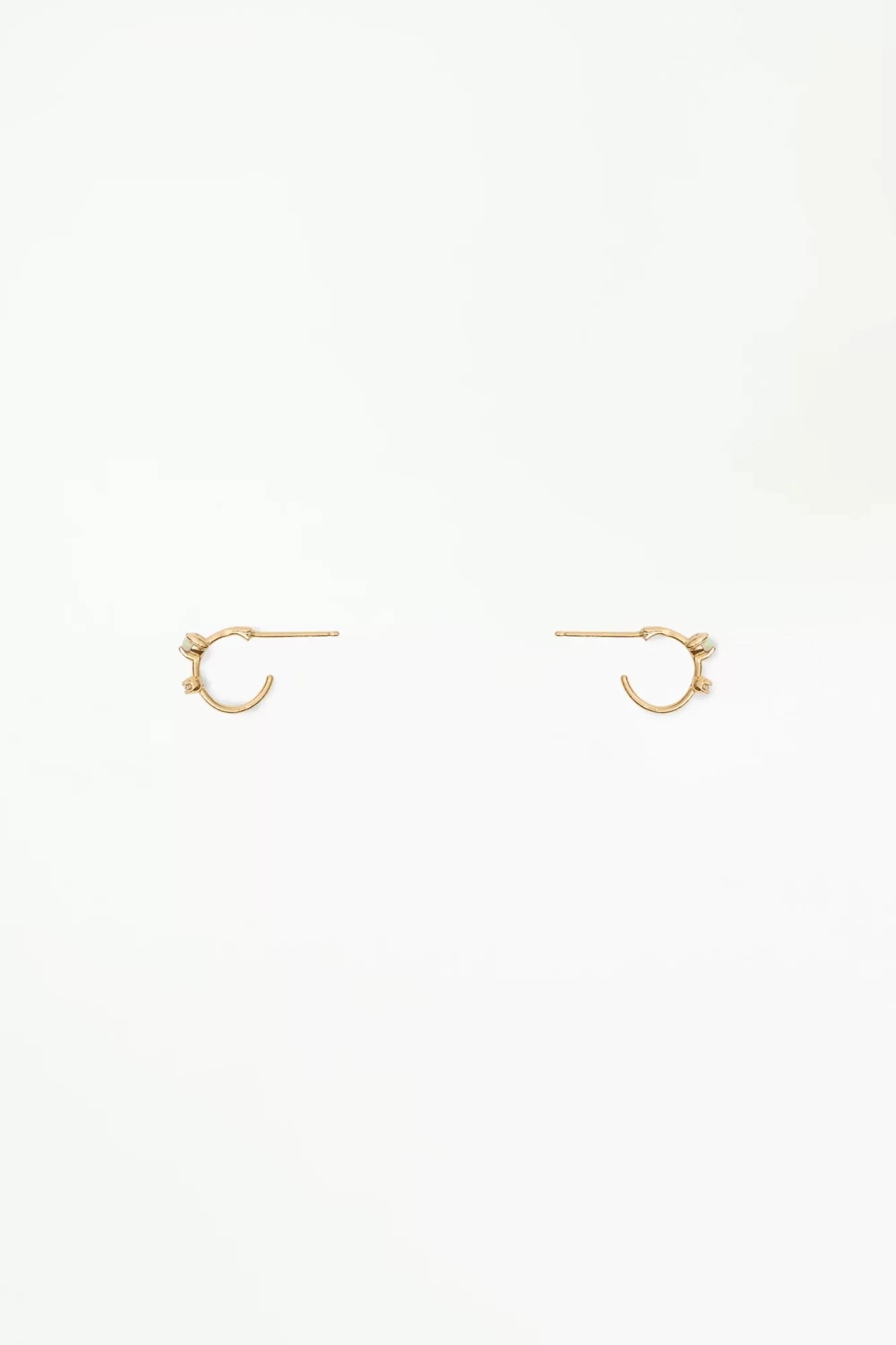Hot Mini Two-Step Hoop - Single Earrings