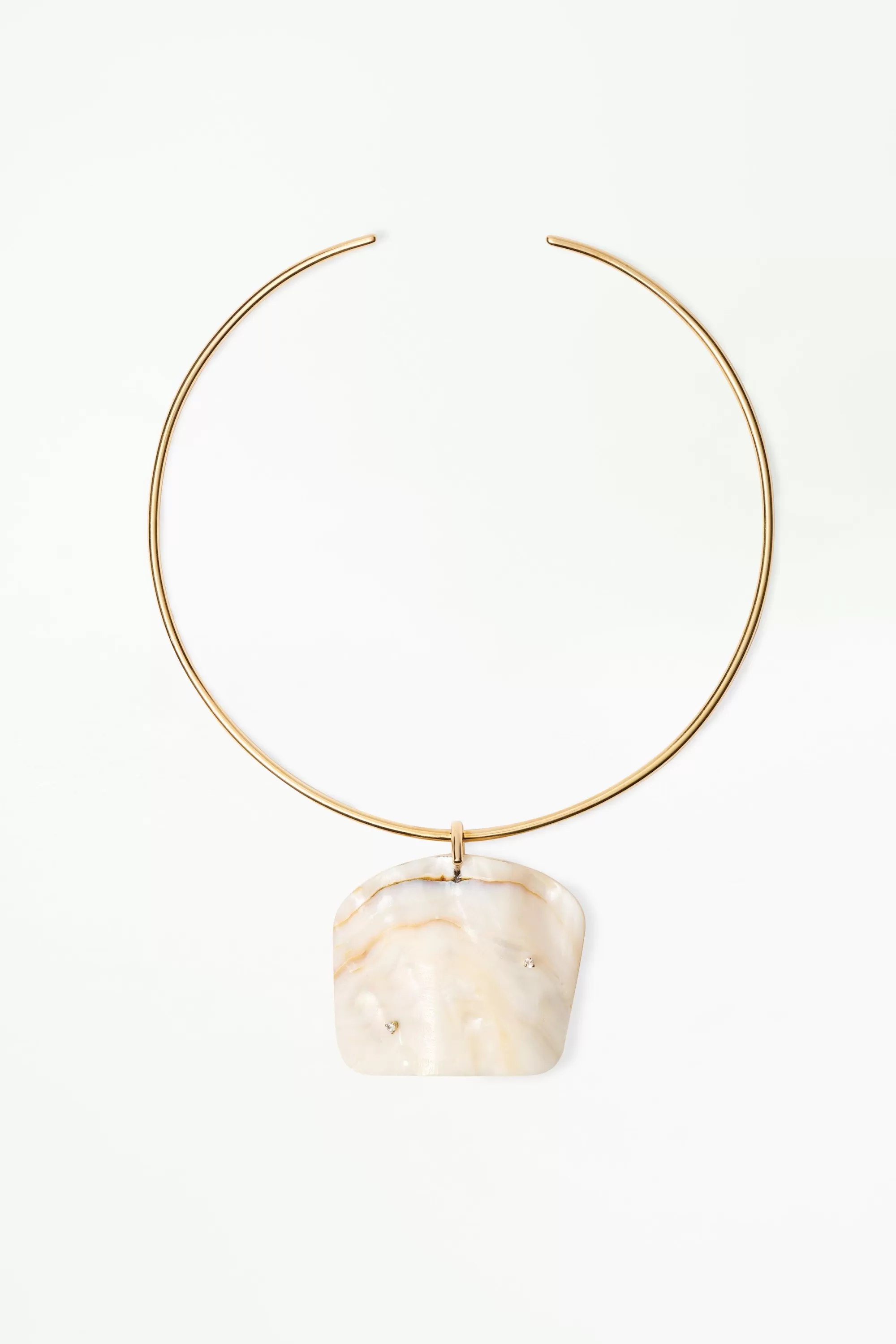 Fashion Mother Of Pearl Neck Cuff Necklaces