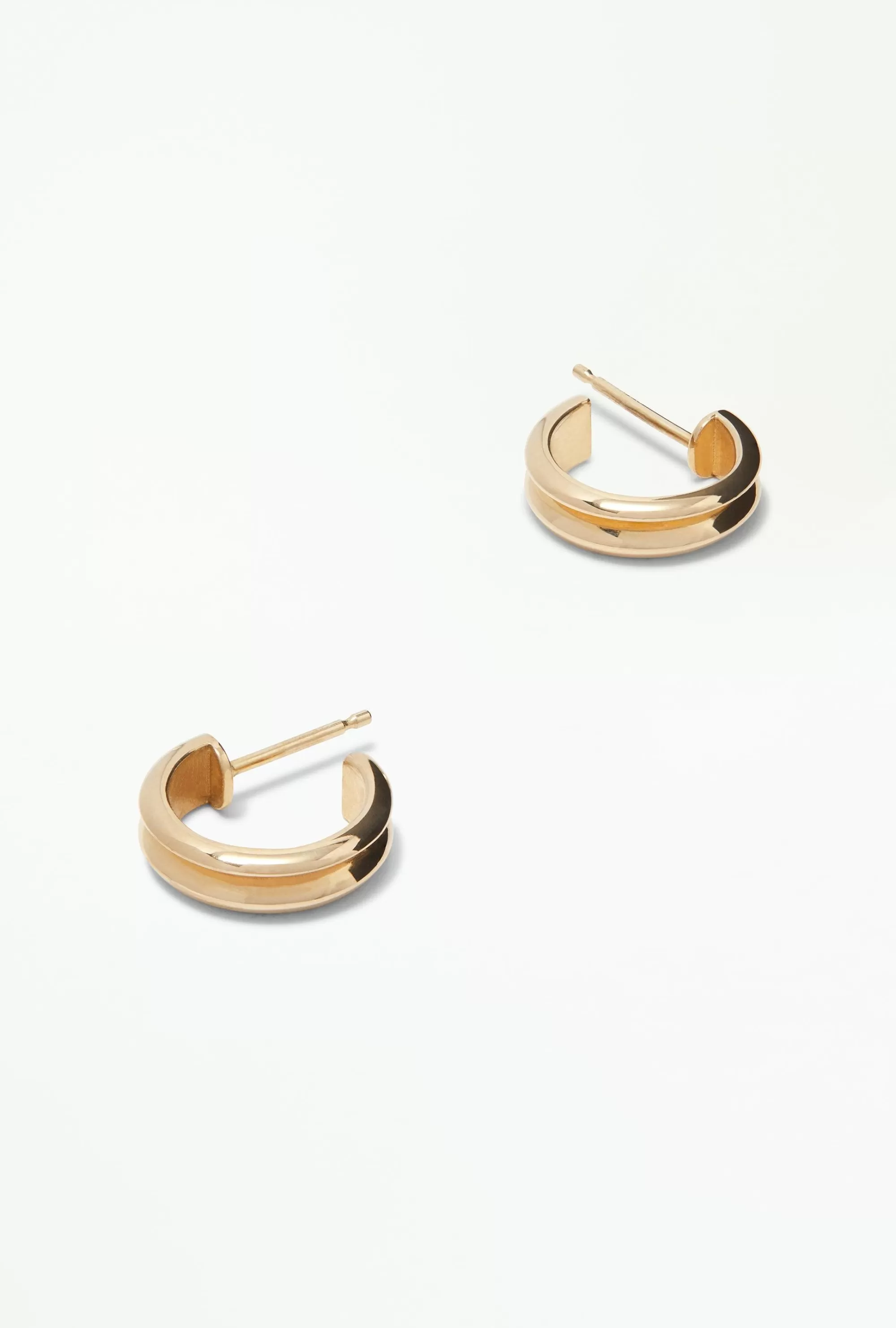 Best Narrow Ripple Hoop - Single Earrings