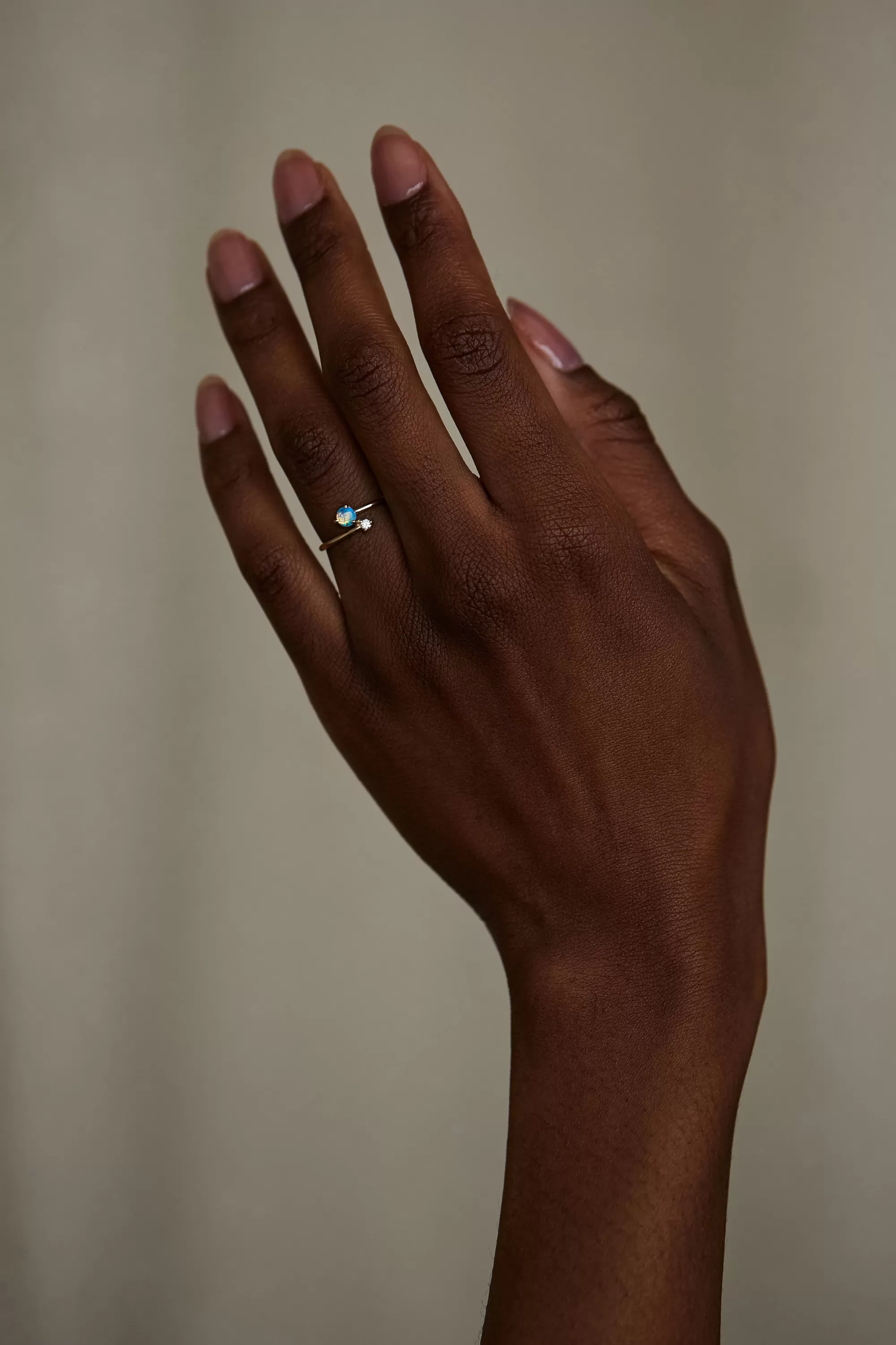 Shop Opal And Diamond Crossover Ring Rings