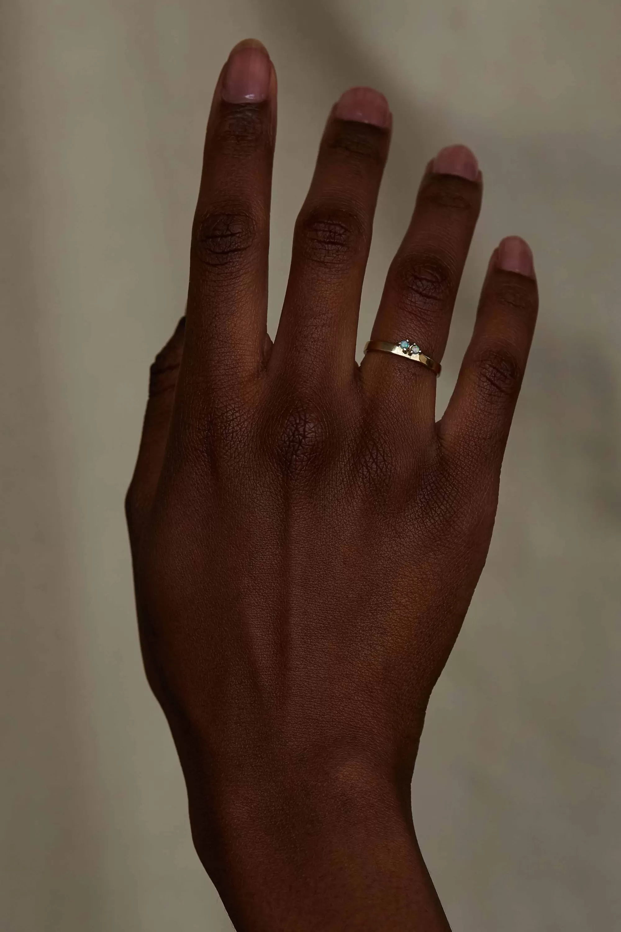Cheap Overton Opal Band Rings
