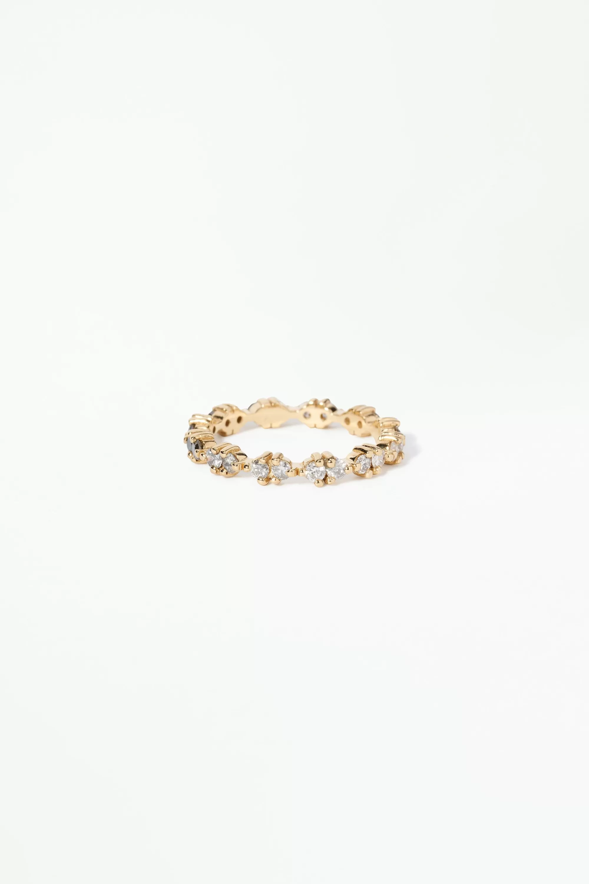 Outlet Pathway Eternity Ring - Champagne Diamond Gradient Rings