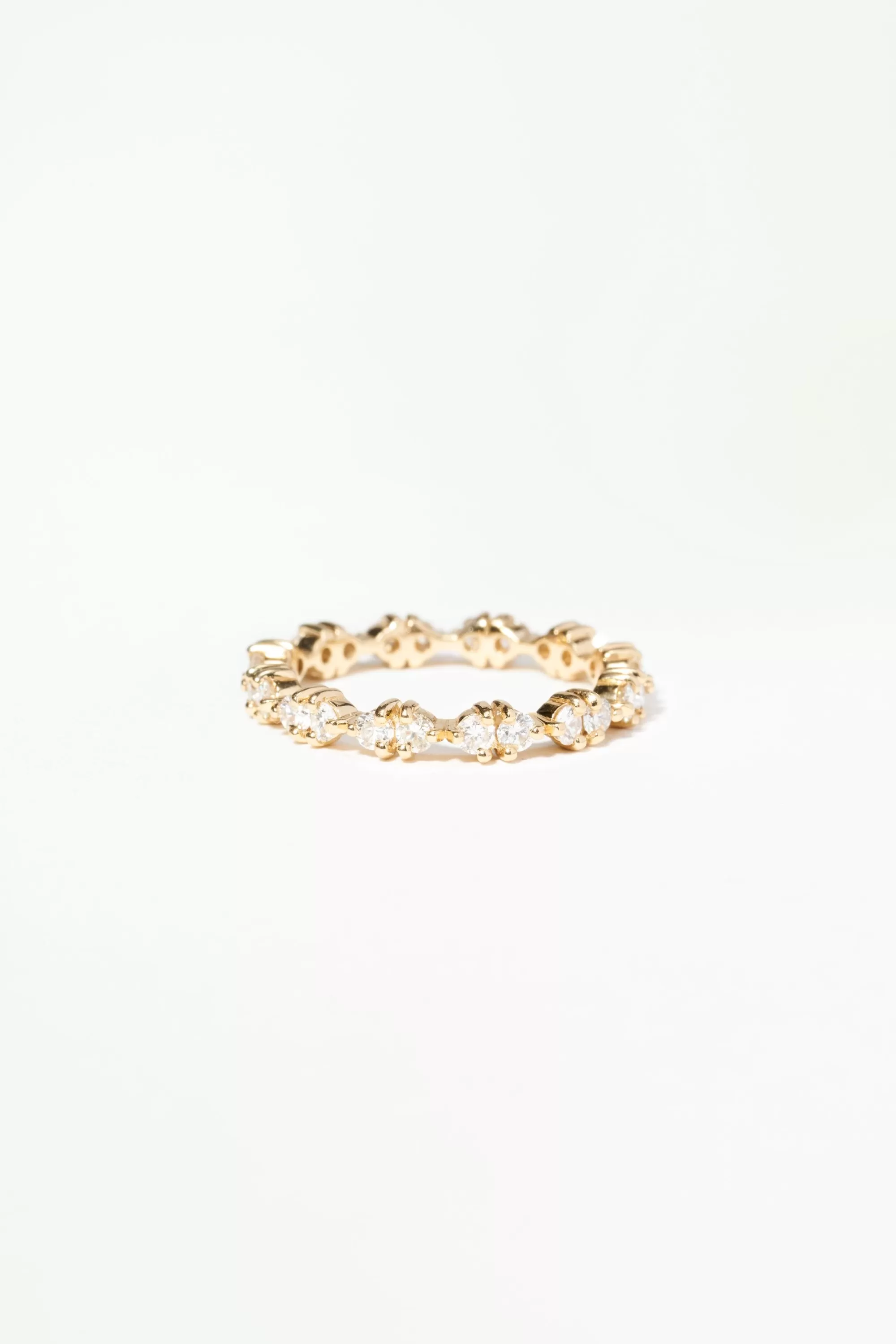 Outlet Pathway Eternity Ring - White Diamonds Rings