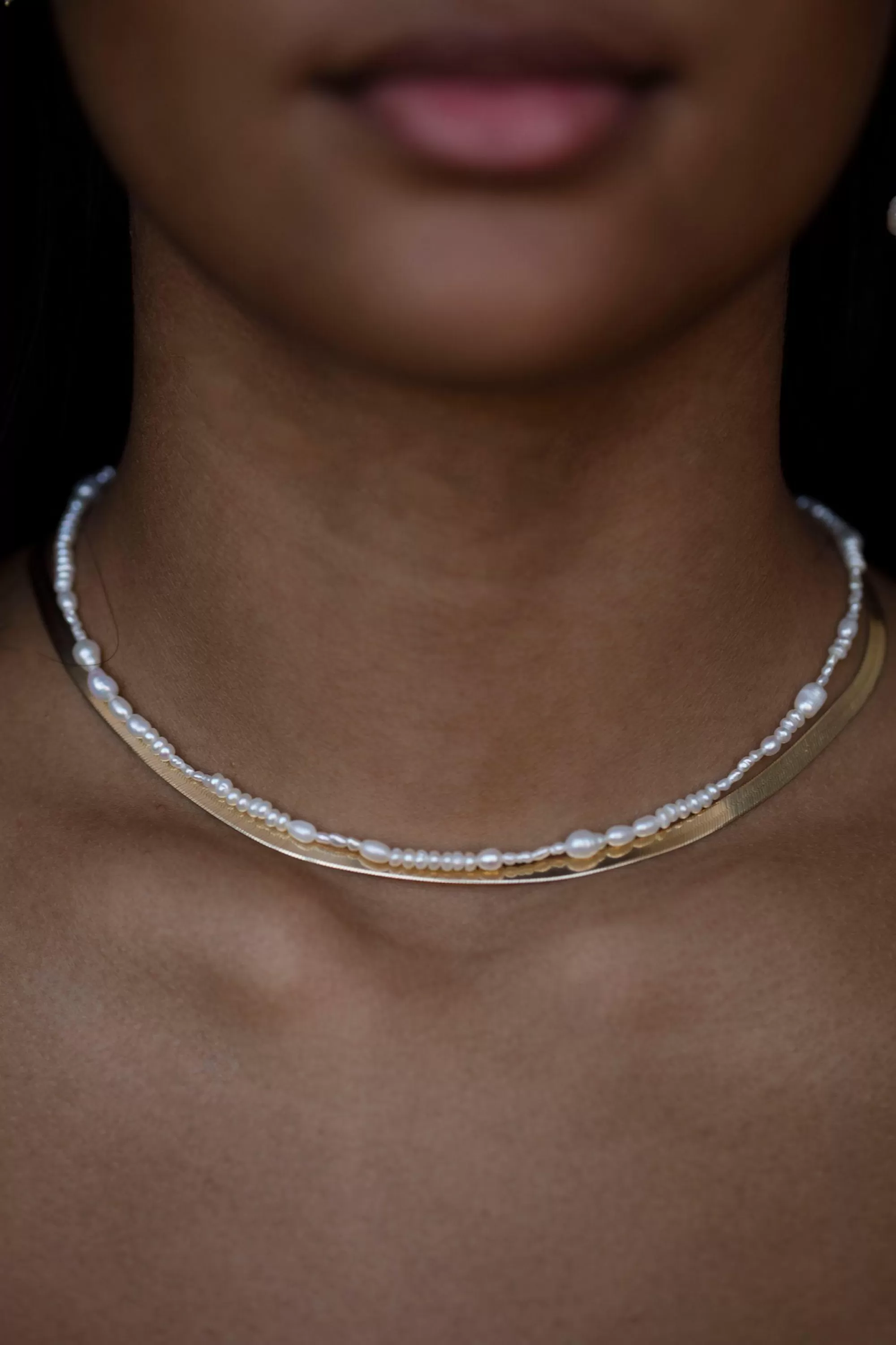 Online Pearl Collage Necklace Necklaces