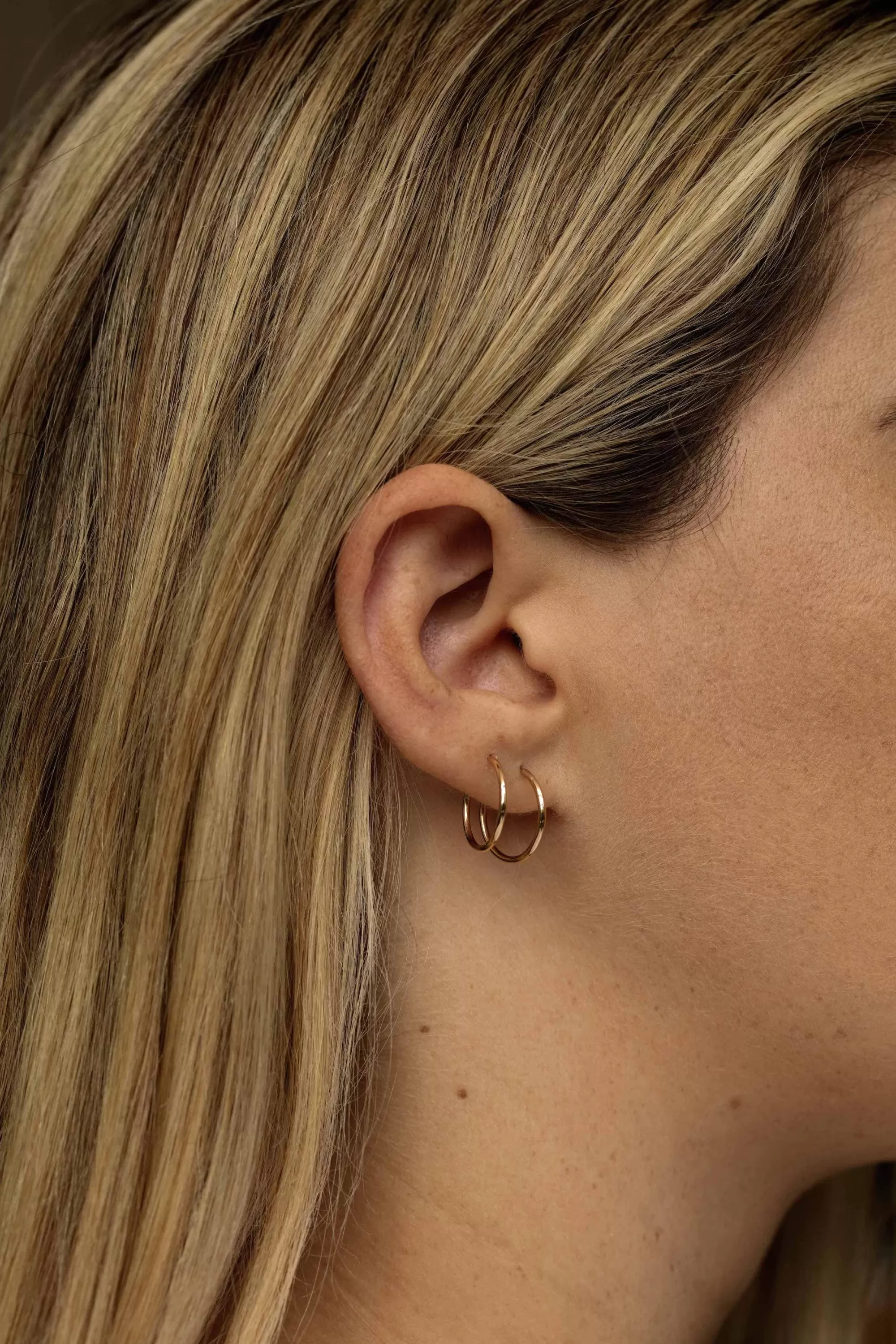 New Quiet Hoop - Single Earrings