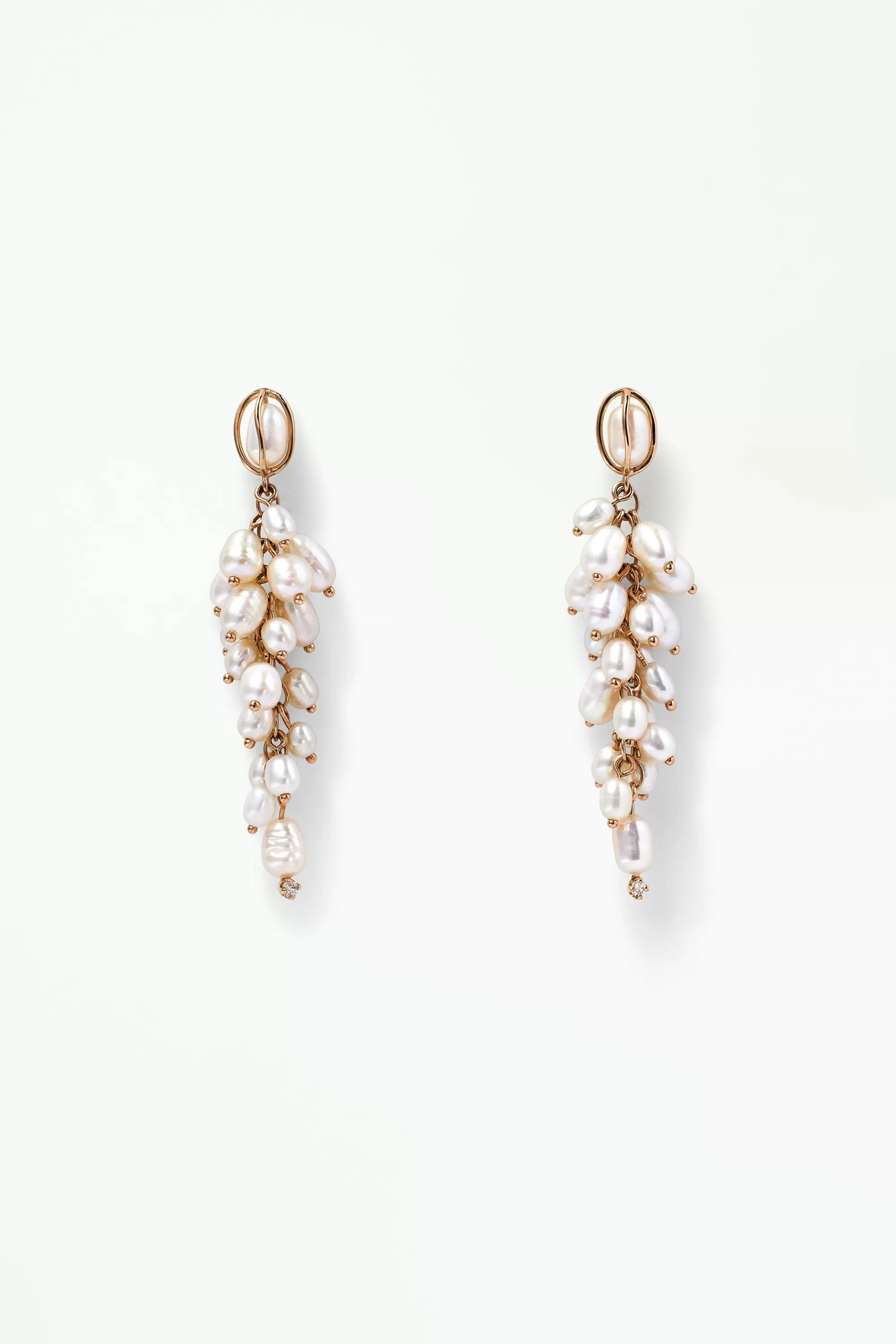 Best Sale Shadow Diamond & Pearl Earring - Single Earrings