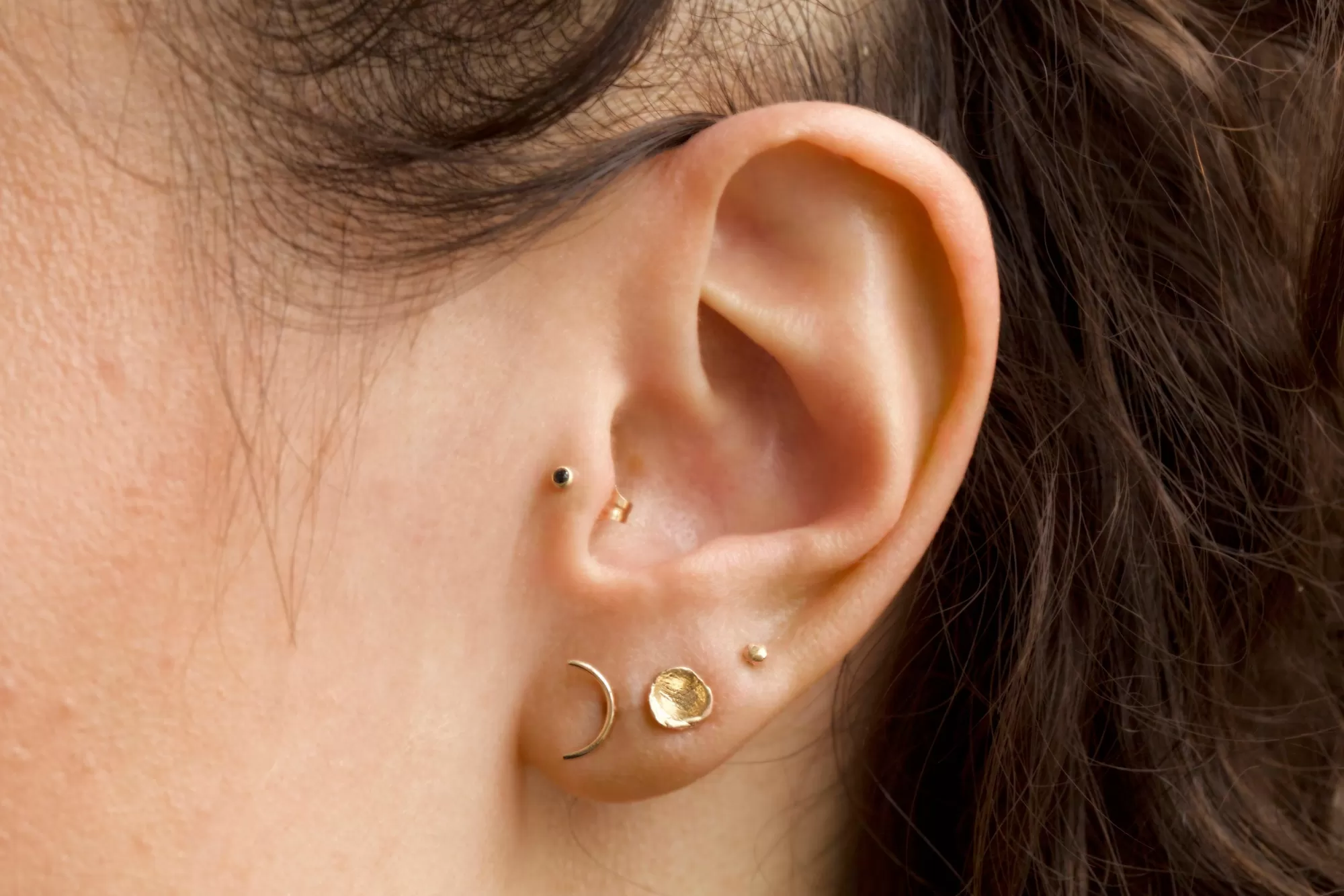 Discount Simple Arc Earring - Single Earrings