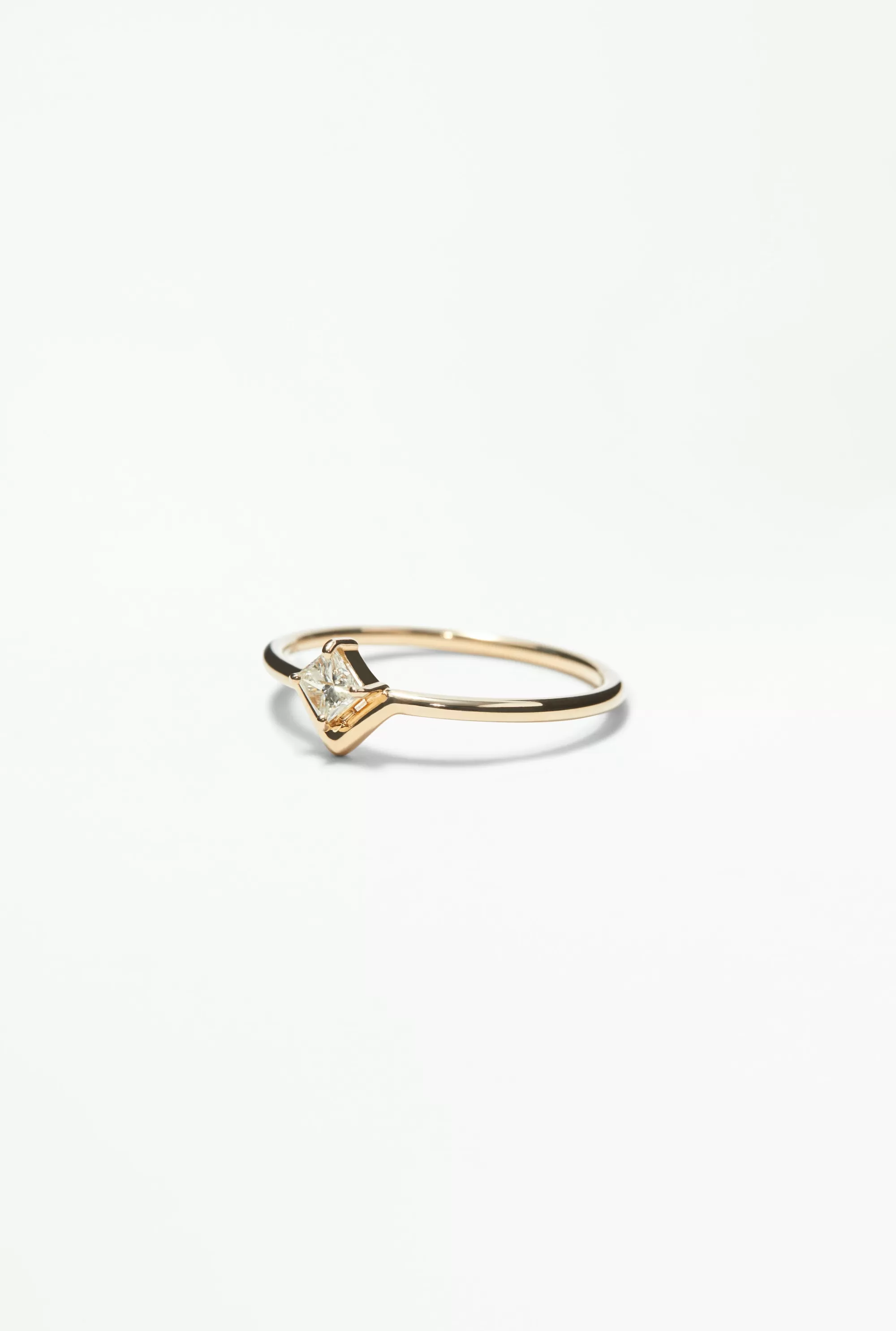 Outlet Small Nestled Princess Cut Ring Rings