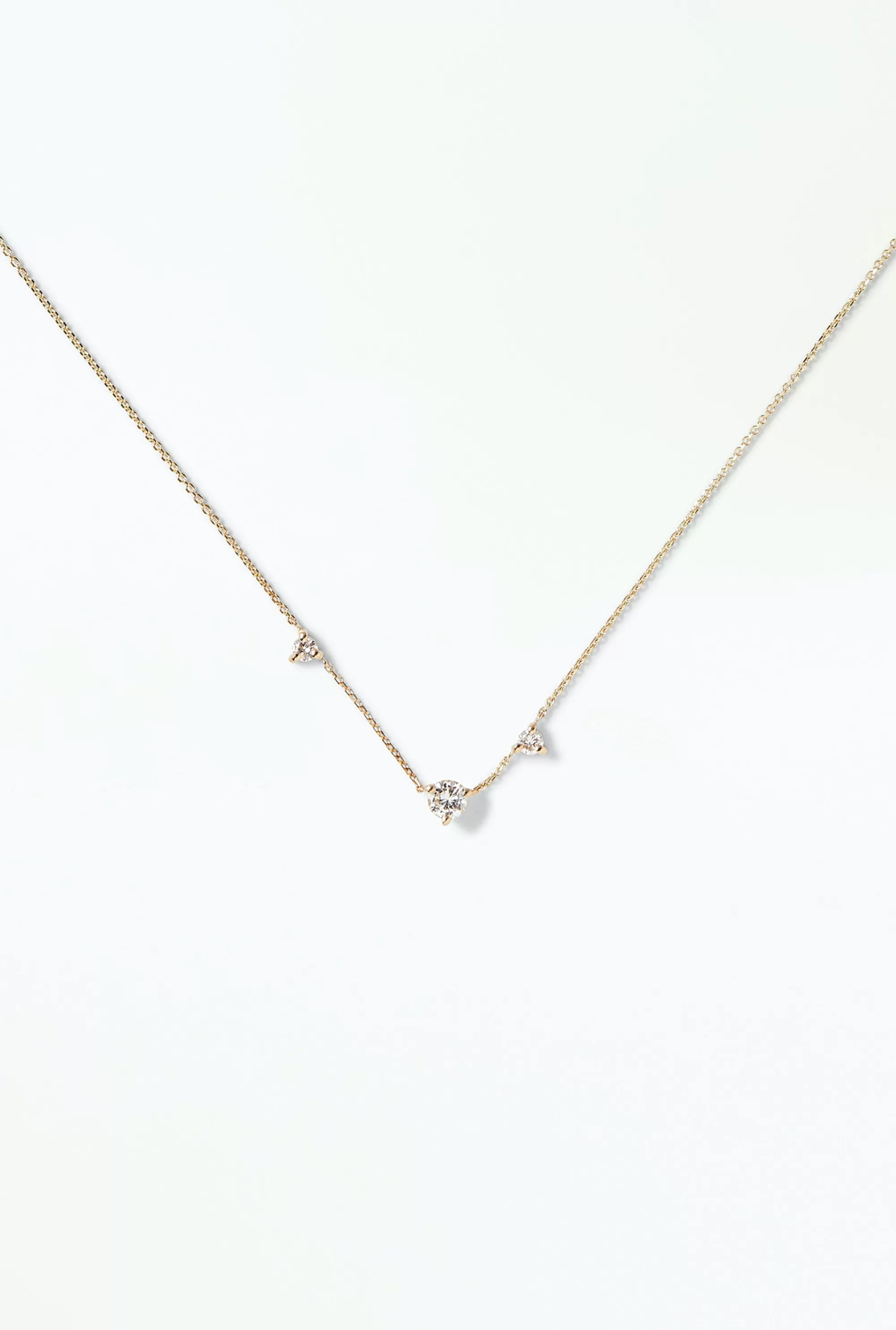Sale Three-Step Diamond Necklace Necklaces