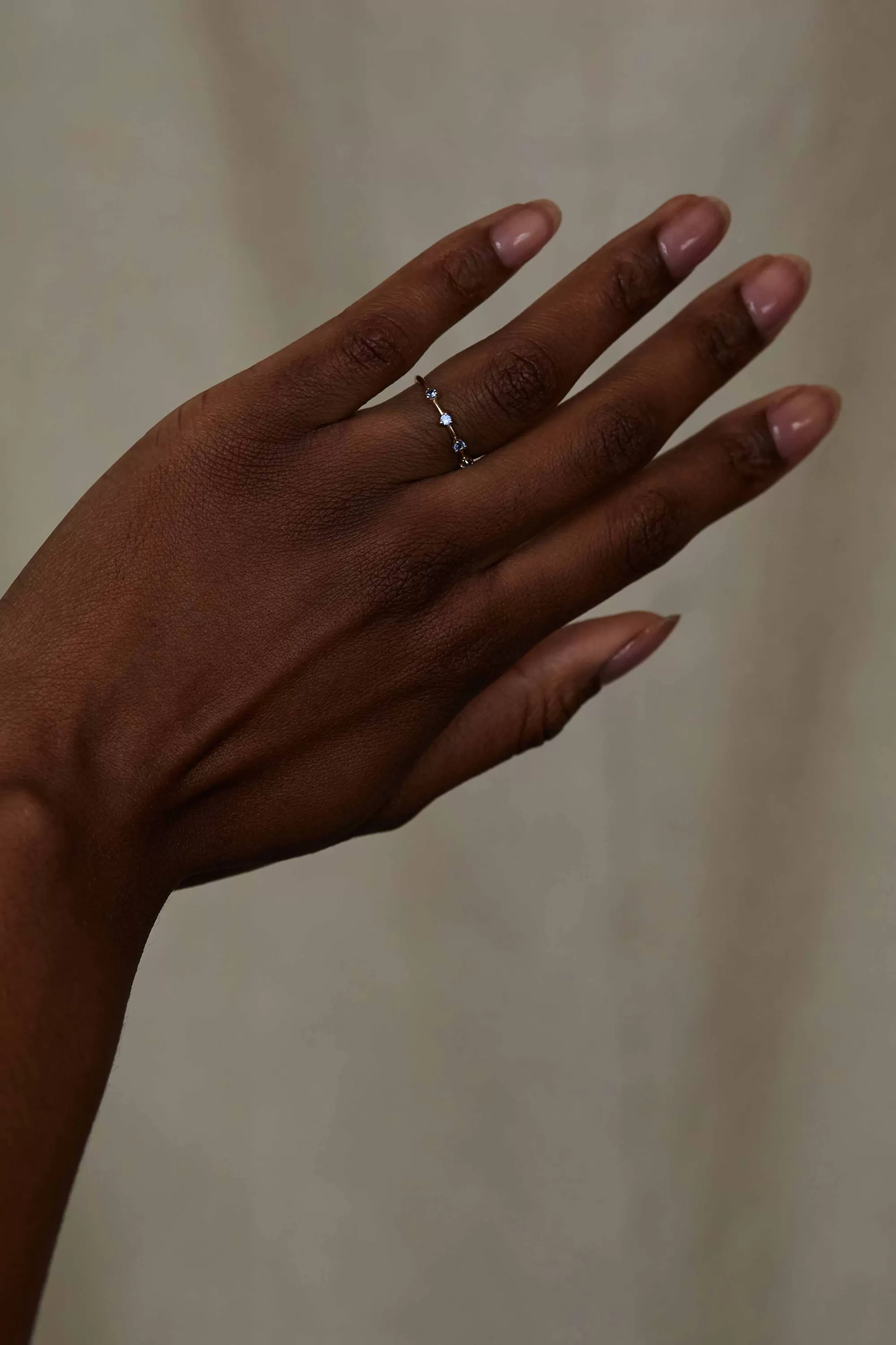 Cheap Tonal Four-Step Ring Rings