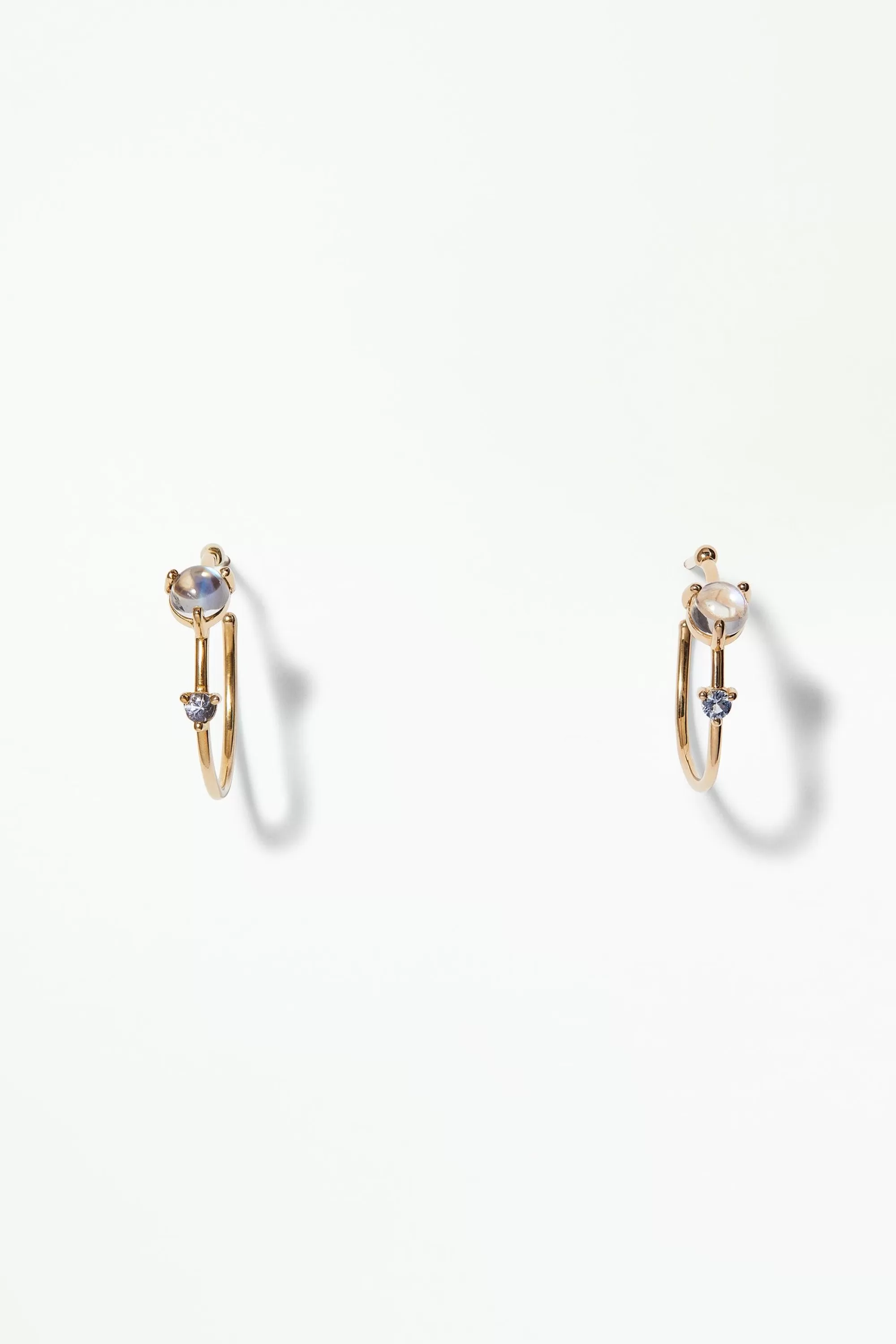 Store Tonal Small Two-Step Hoop - Single Earrings
