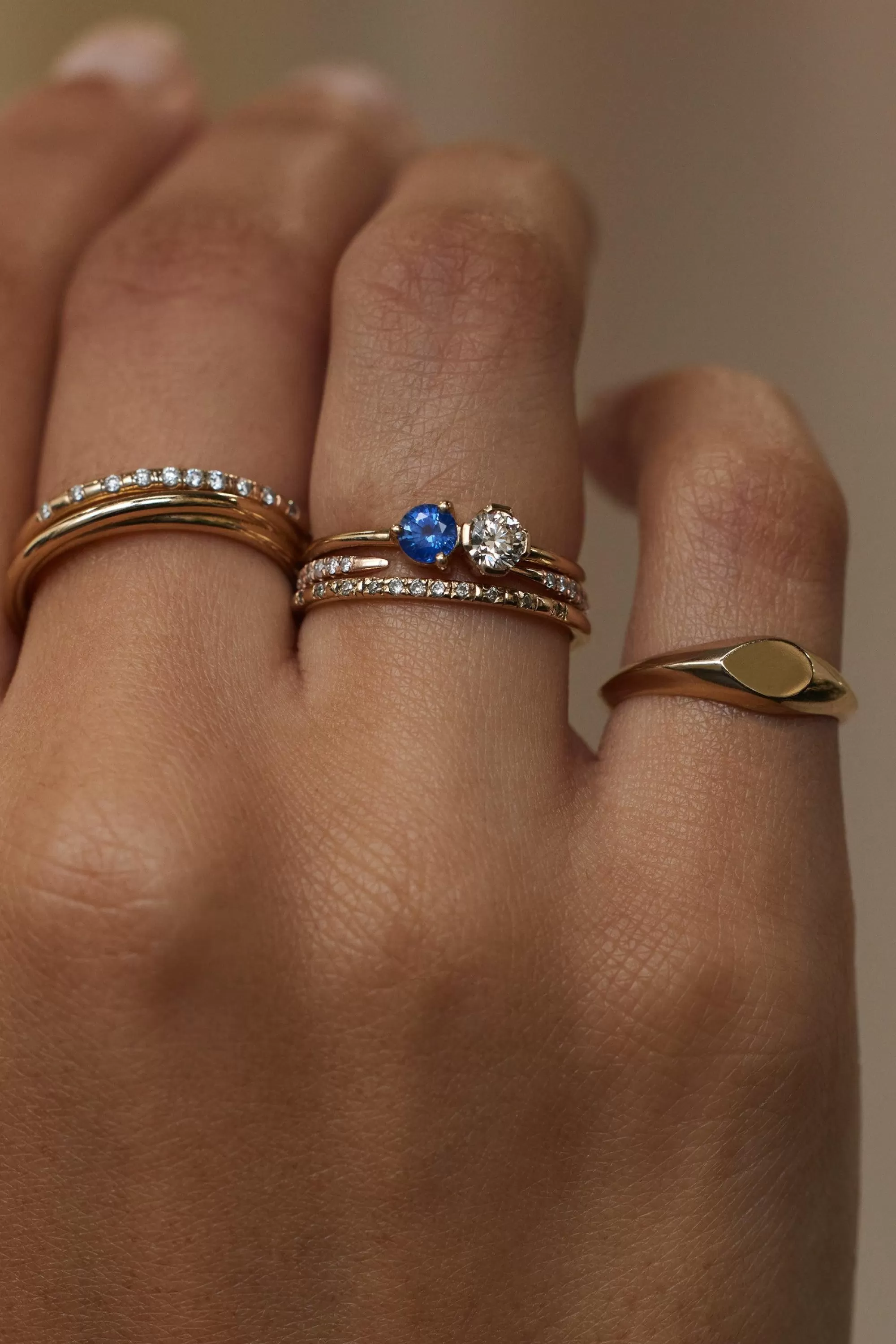 Online Valo Sapphire And Diamond Ring Rings