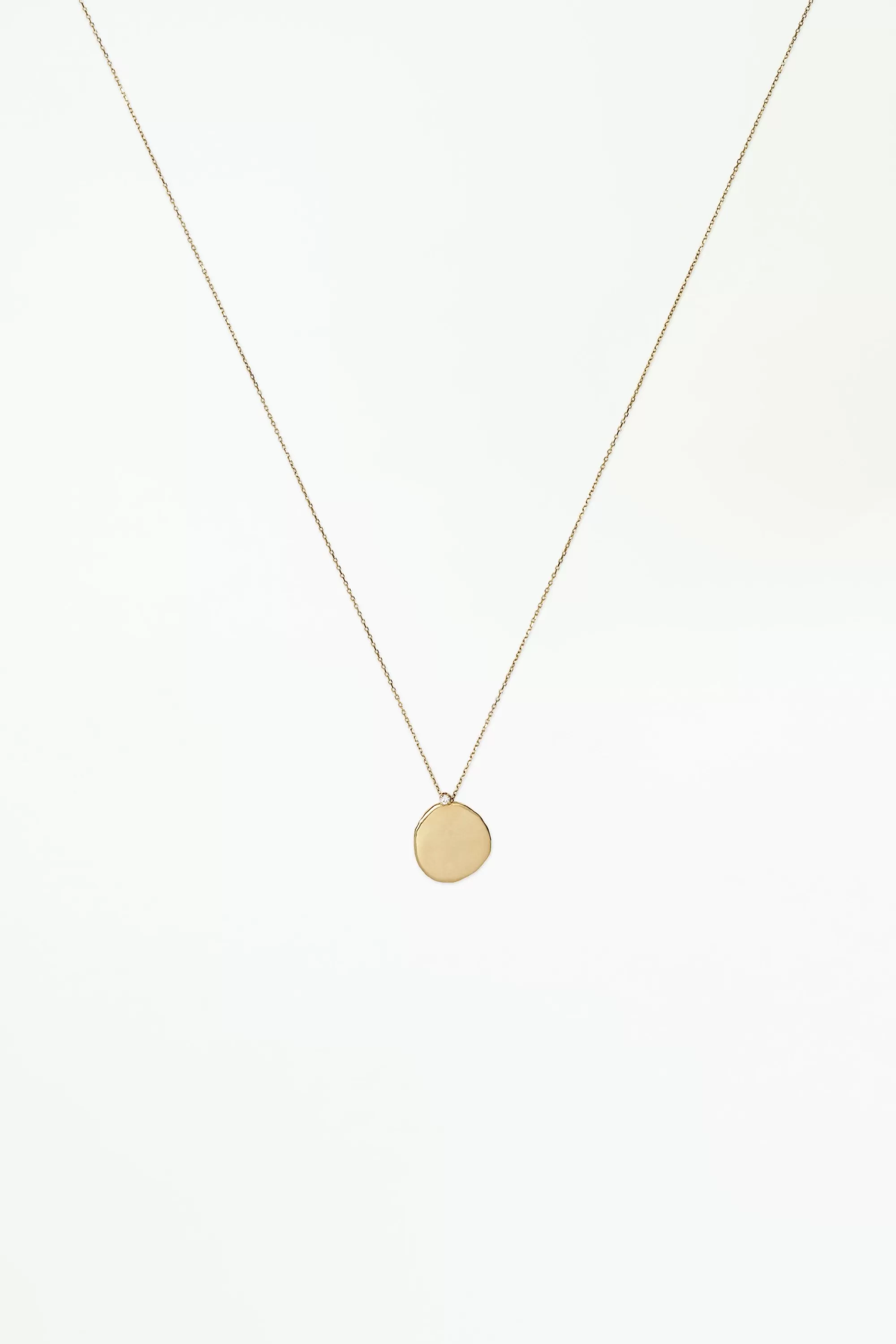 Outlet Xl Disc Necklace With Diamond Necklaces
